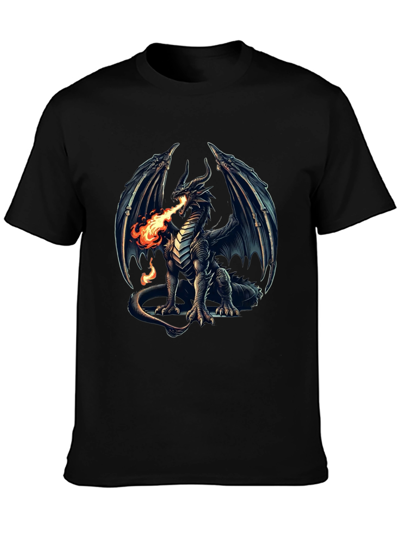 Dragon Fire T-Shirt - Fantasy Graphic Tee
