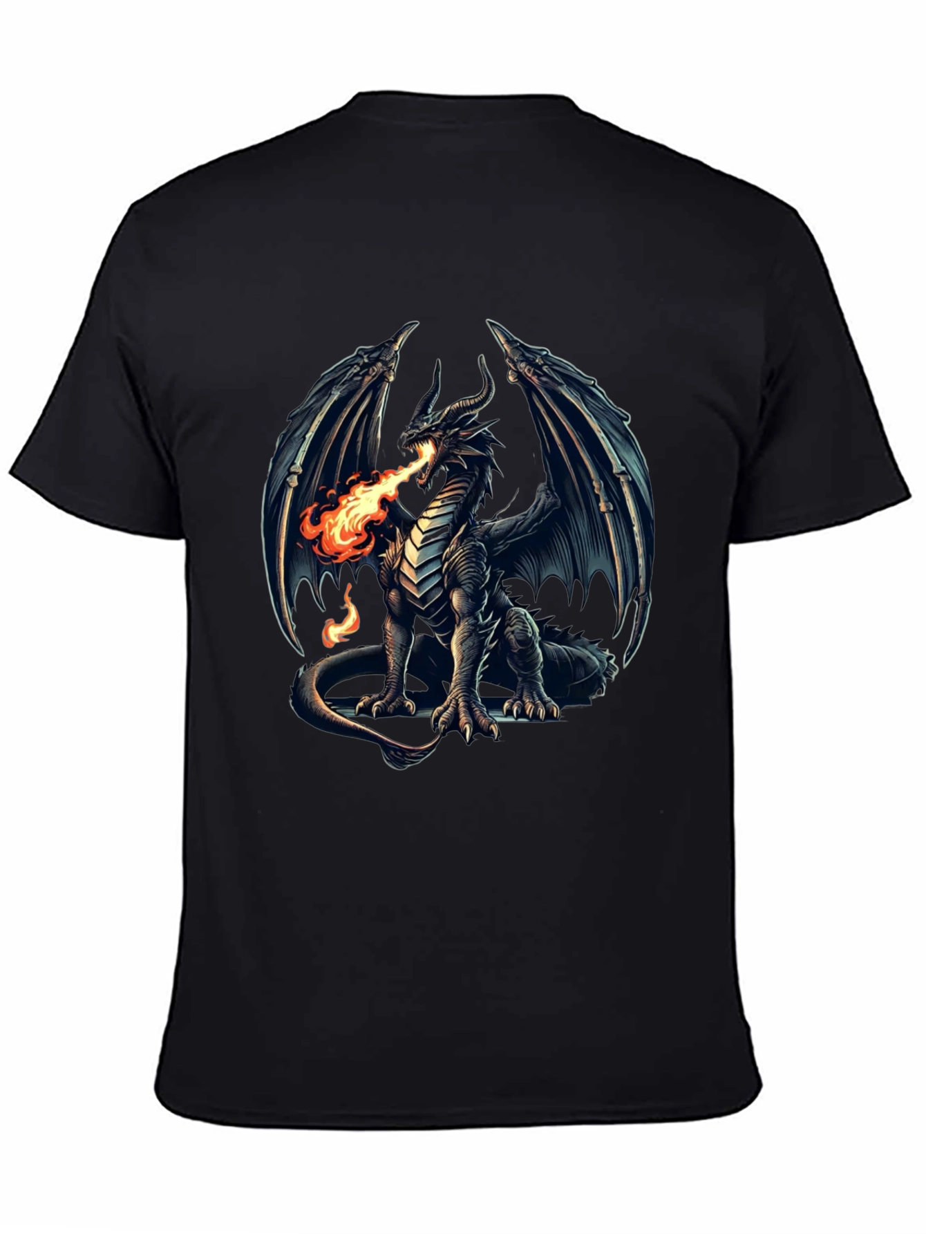 Dragon Fire T-Shirt - Fantasy Graphic Tee