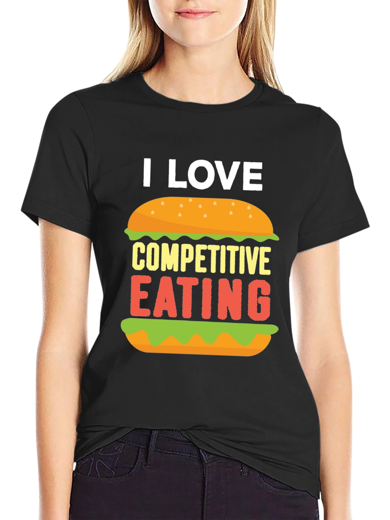 I Love Competitive Eating Graphic T-Shirt