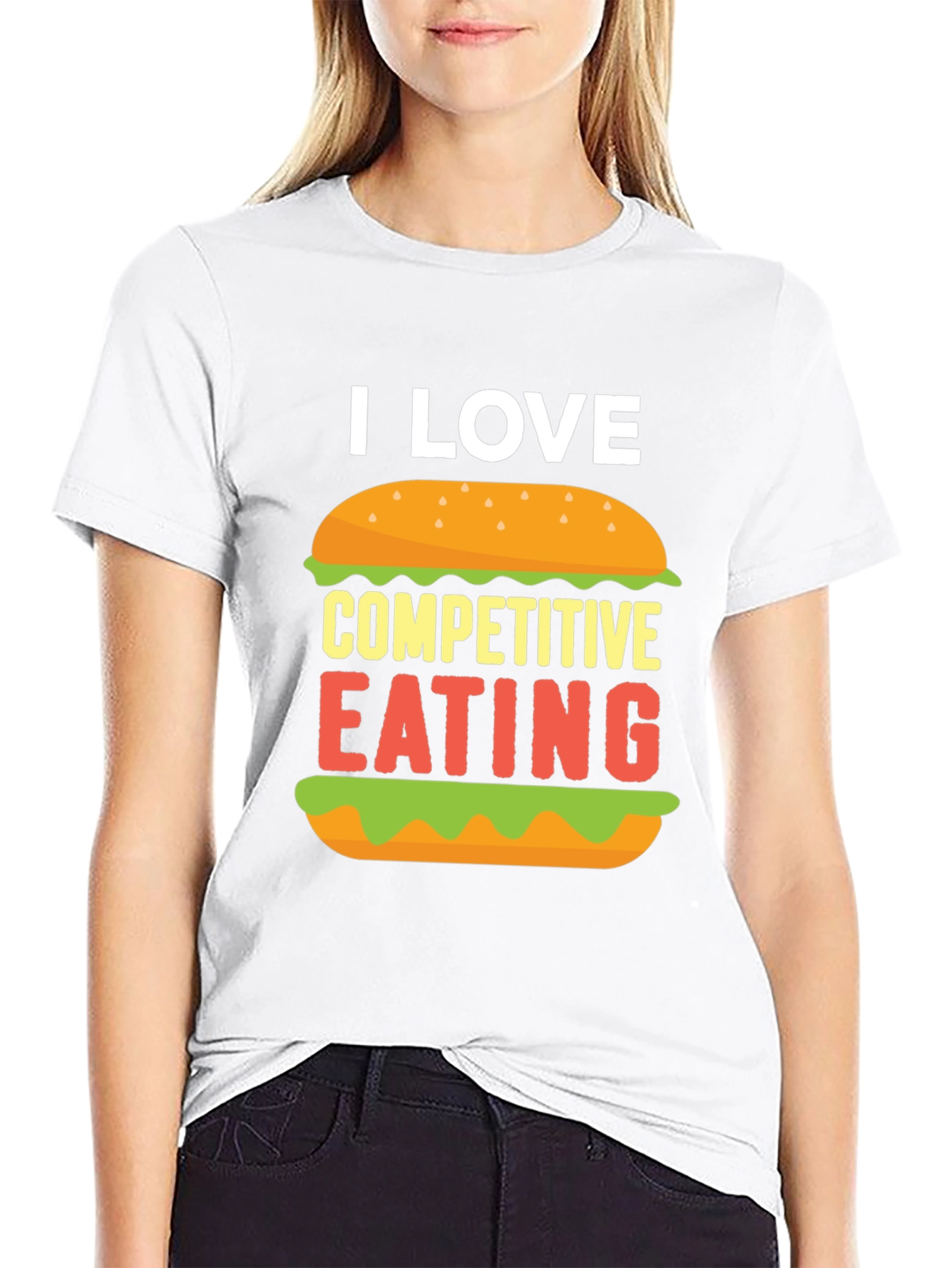 I Love Competitive Eating Graphic T-Shirt