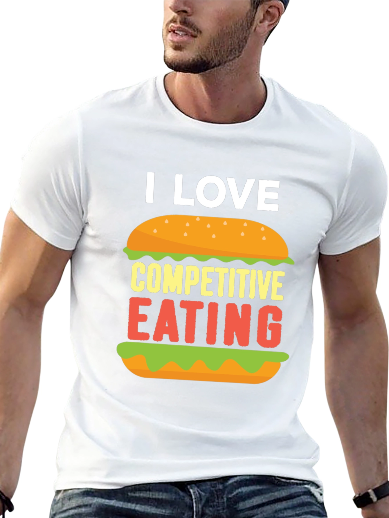 I Love Competitive Eating Graphic T-Shirt