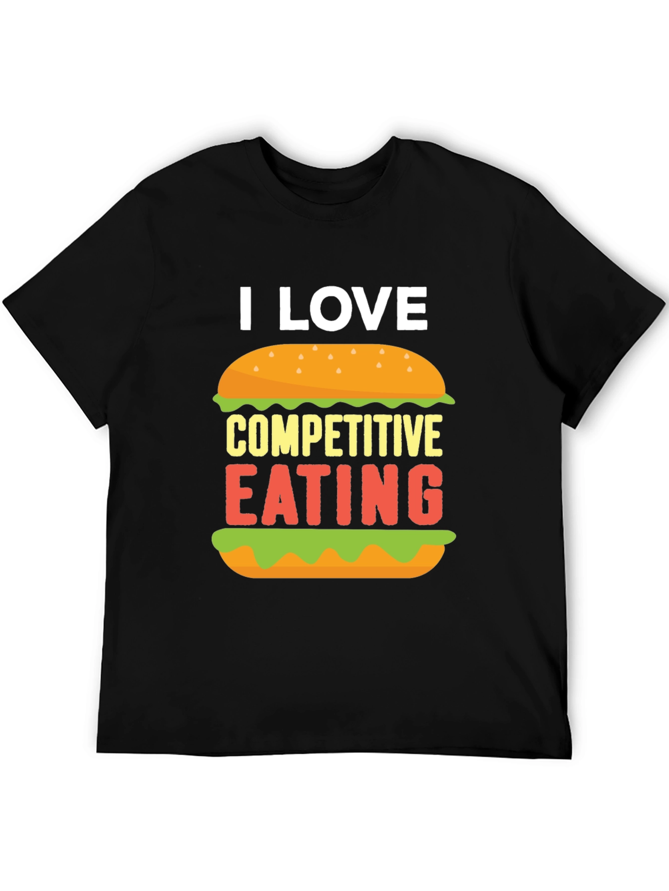I Love Competitive Eating Graphic T-Shirt