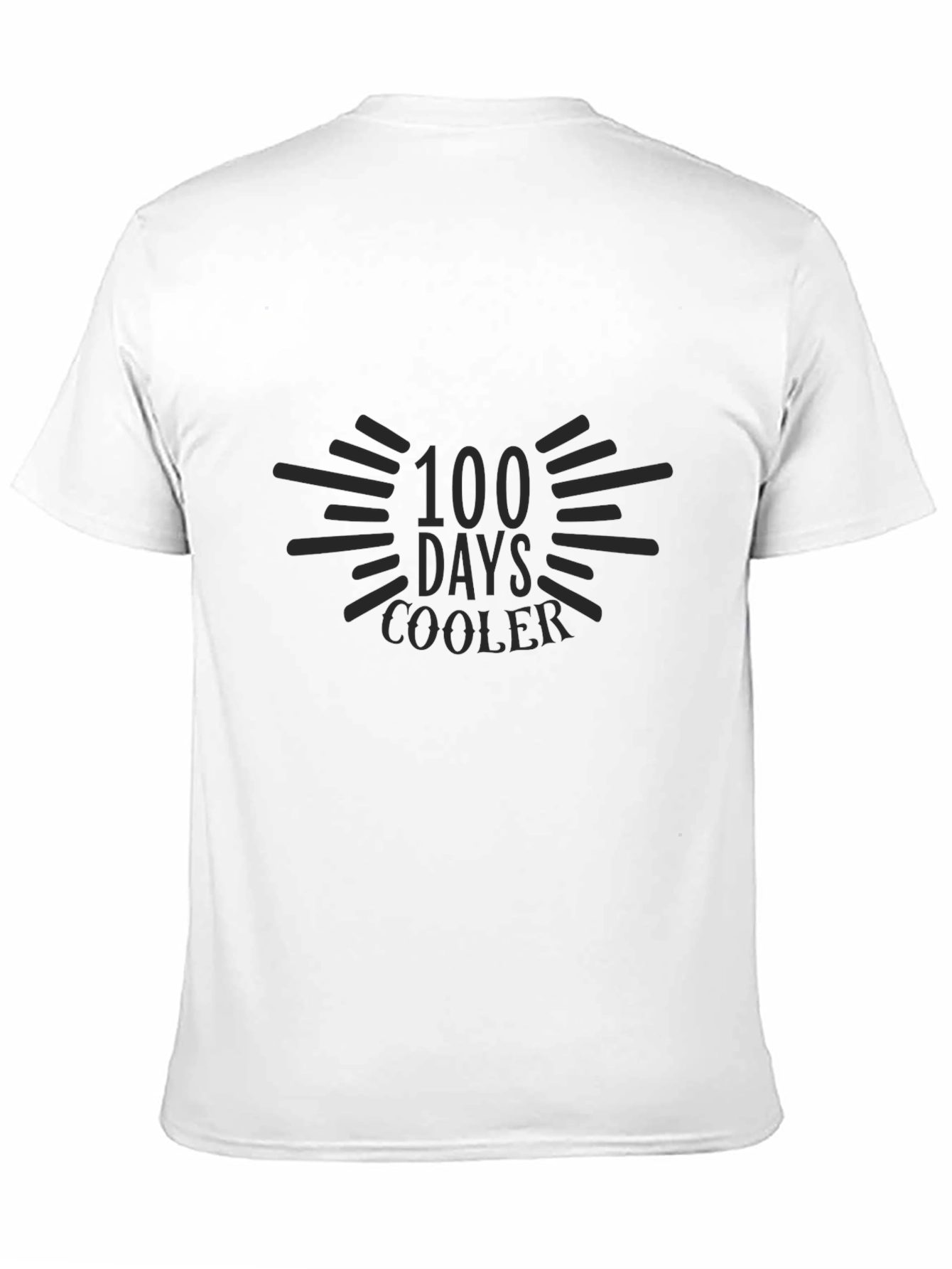 100 Days Cooler Black T-Shirt