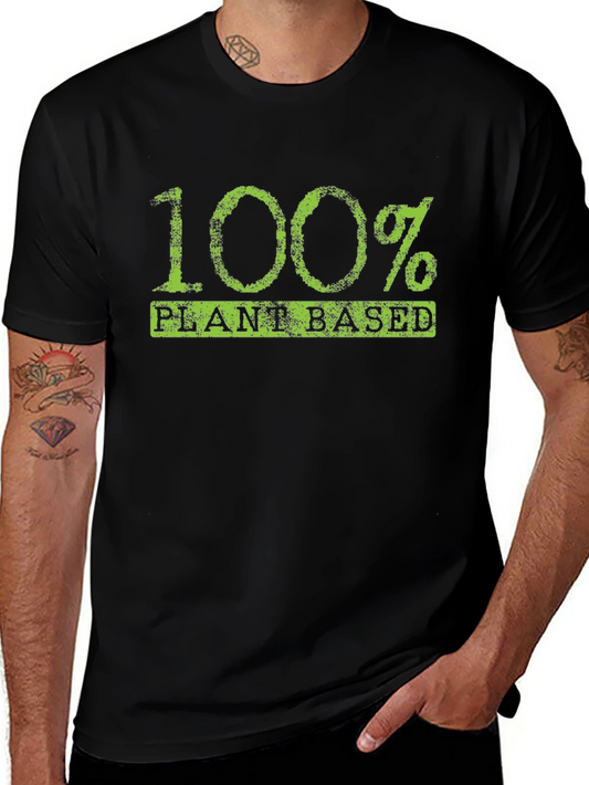 100% Plant Based T-Shirt - Vegan Lifestyle Tee