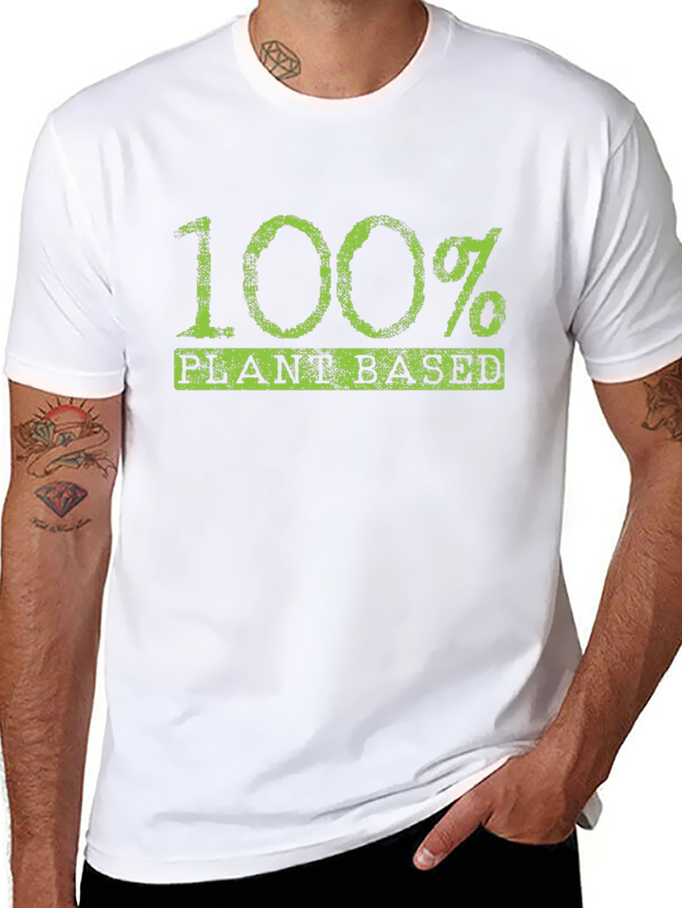 100% Plant Based T-Shirt - Vegan Lifestyle Tee