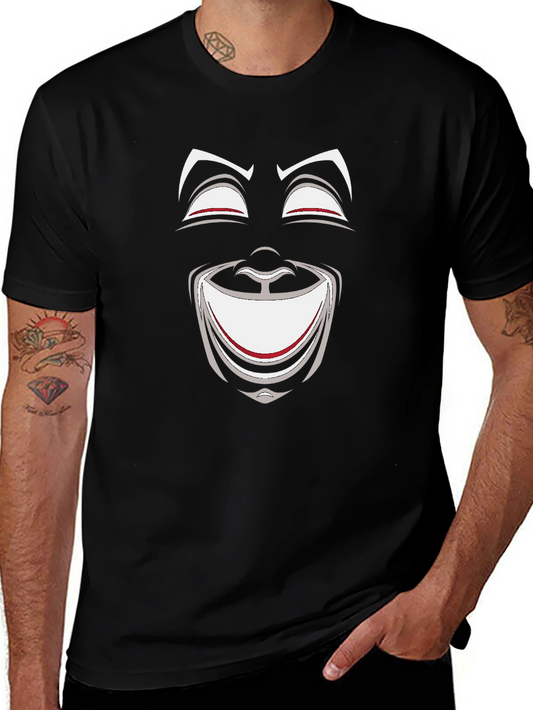 Comedy Tragedy Mask Graphic Tee