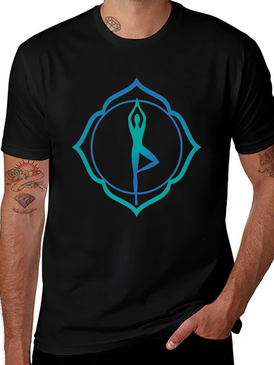 Yoga Pose Graphic T-Shirt