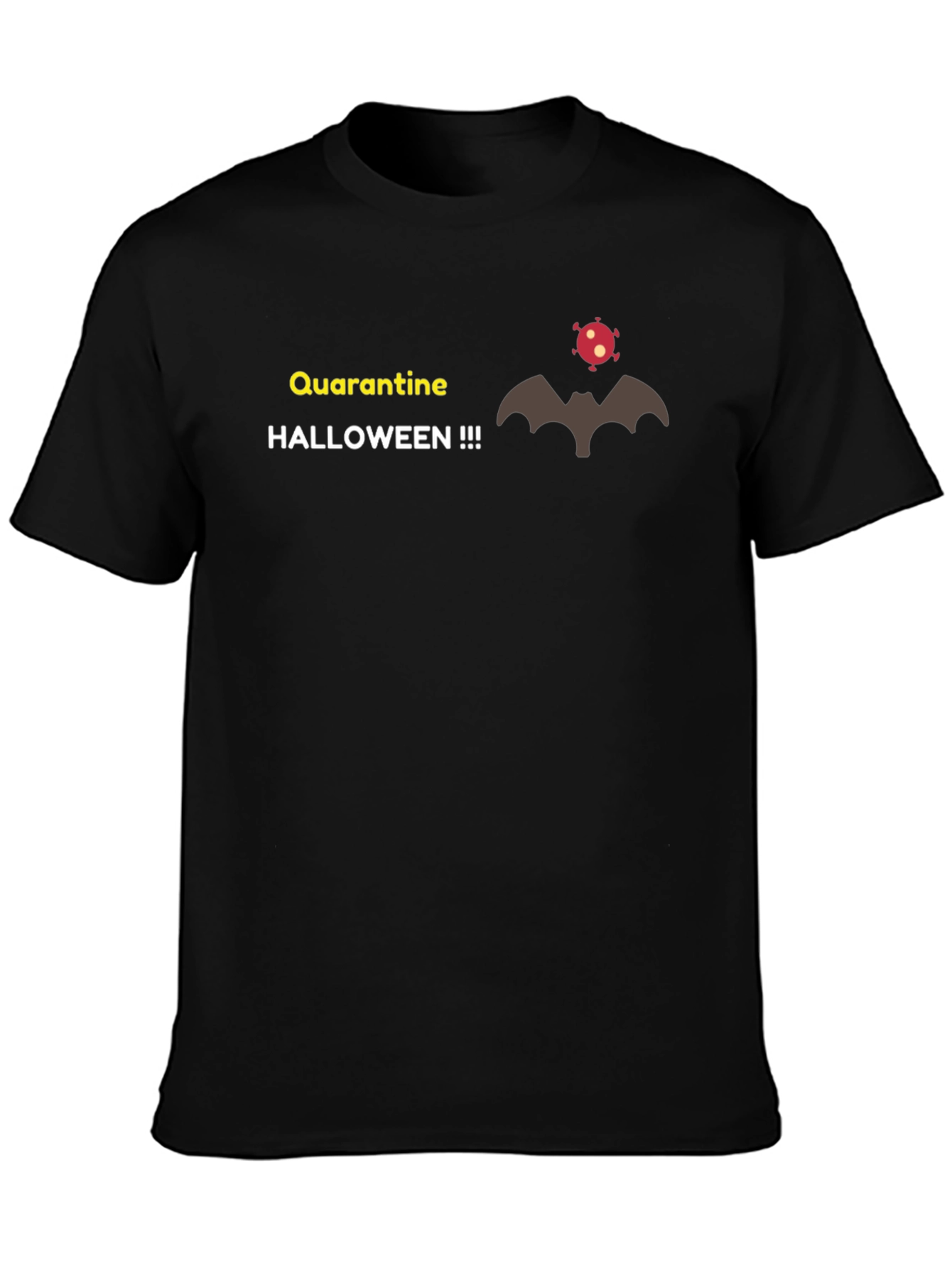 Quarantine Halloween T-Shirt - Funny Graphic Tee