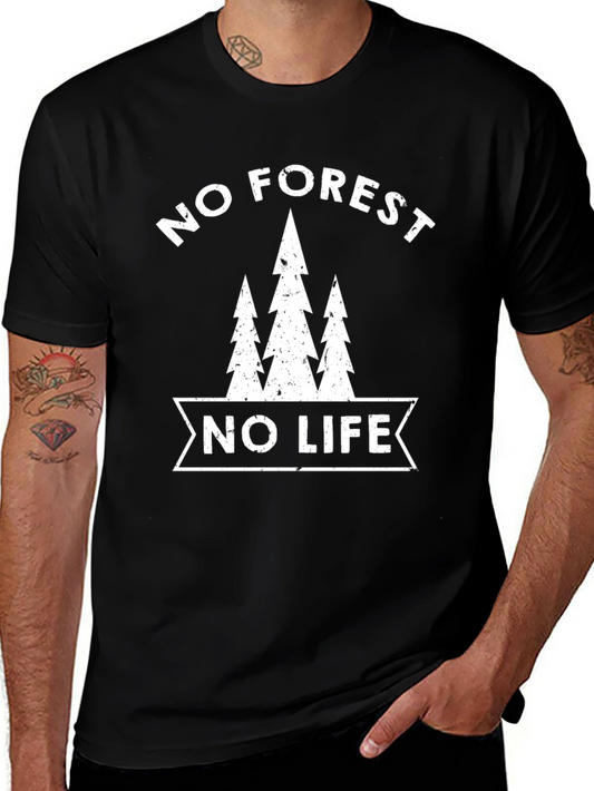 No Forest No Life Graphic T-Shirt