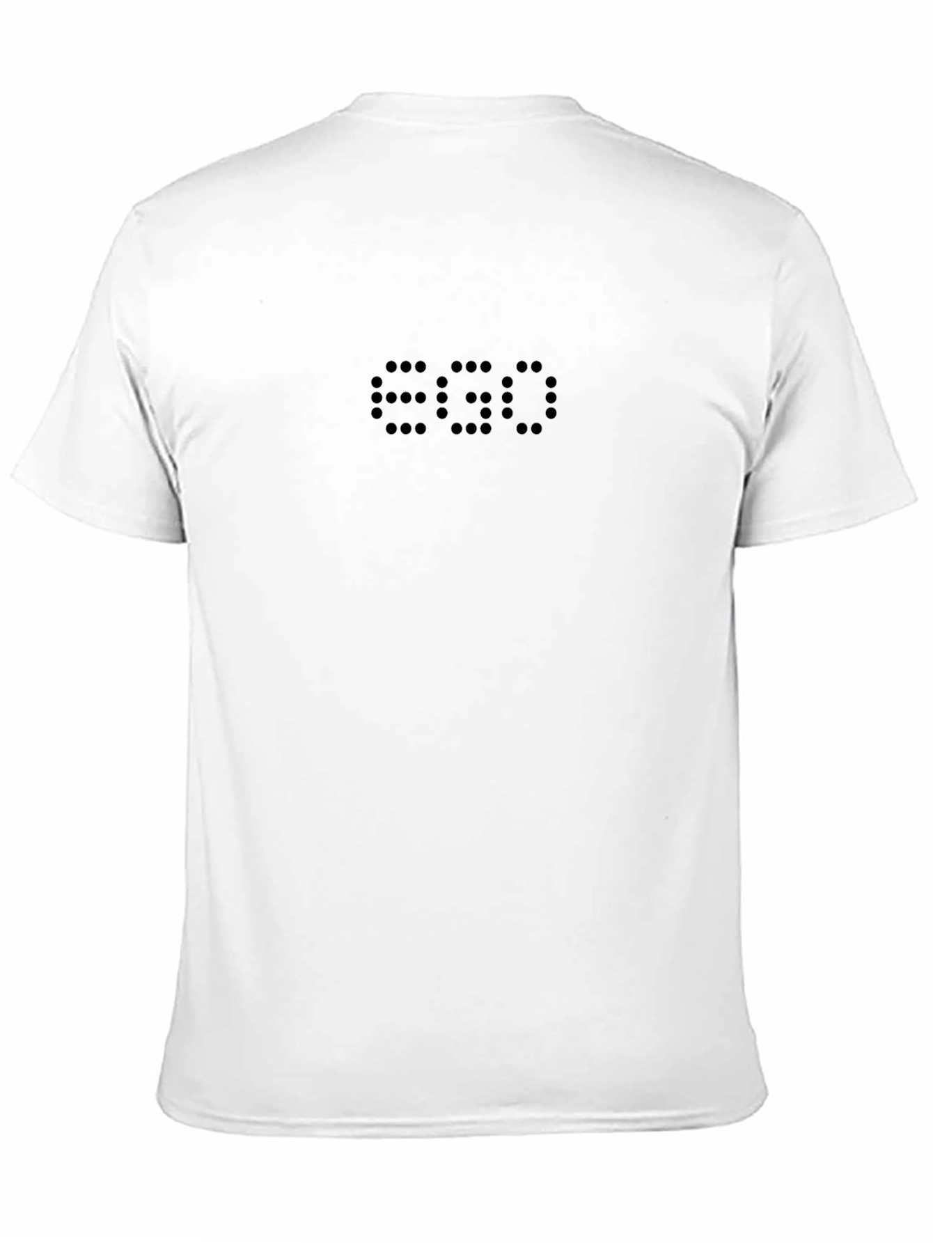 EGO Dotted Print Black T-Shirt