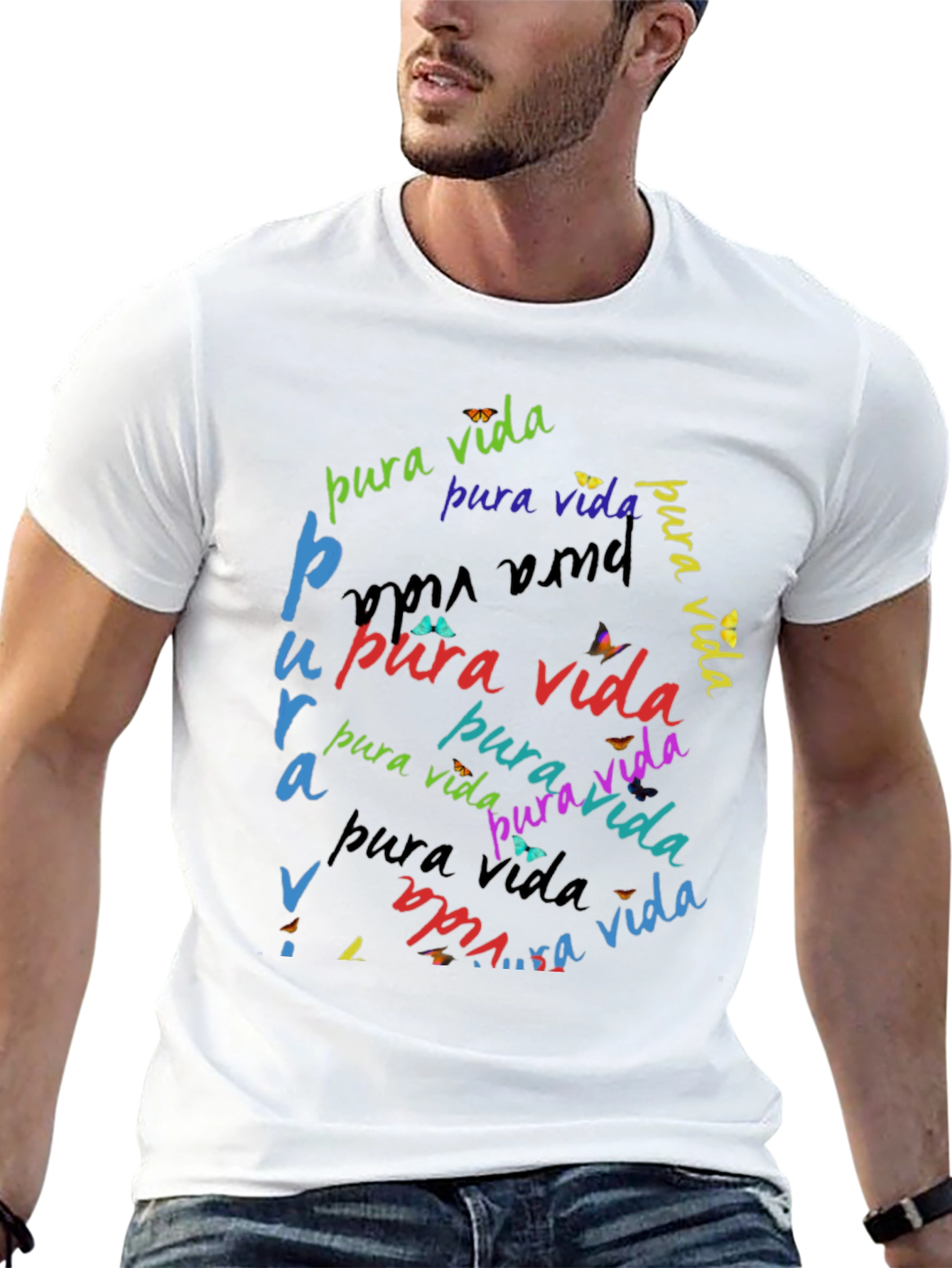 Pura Vida Graphic T-Shirt - Costa Rica Lifestyle Tee