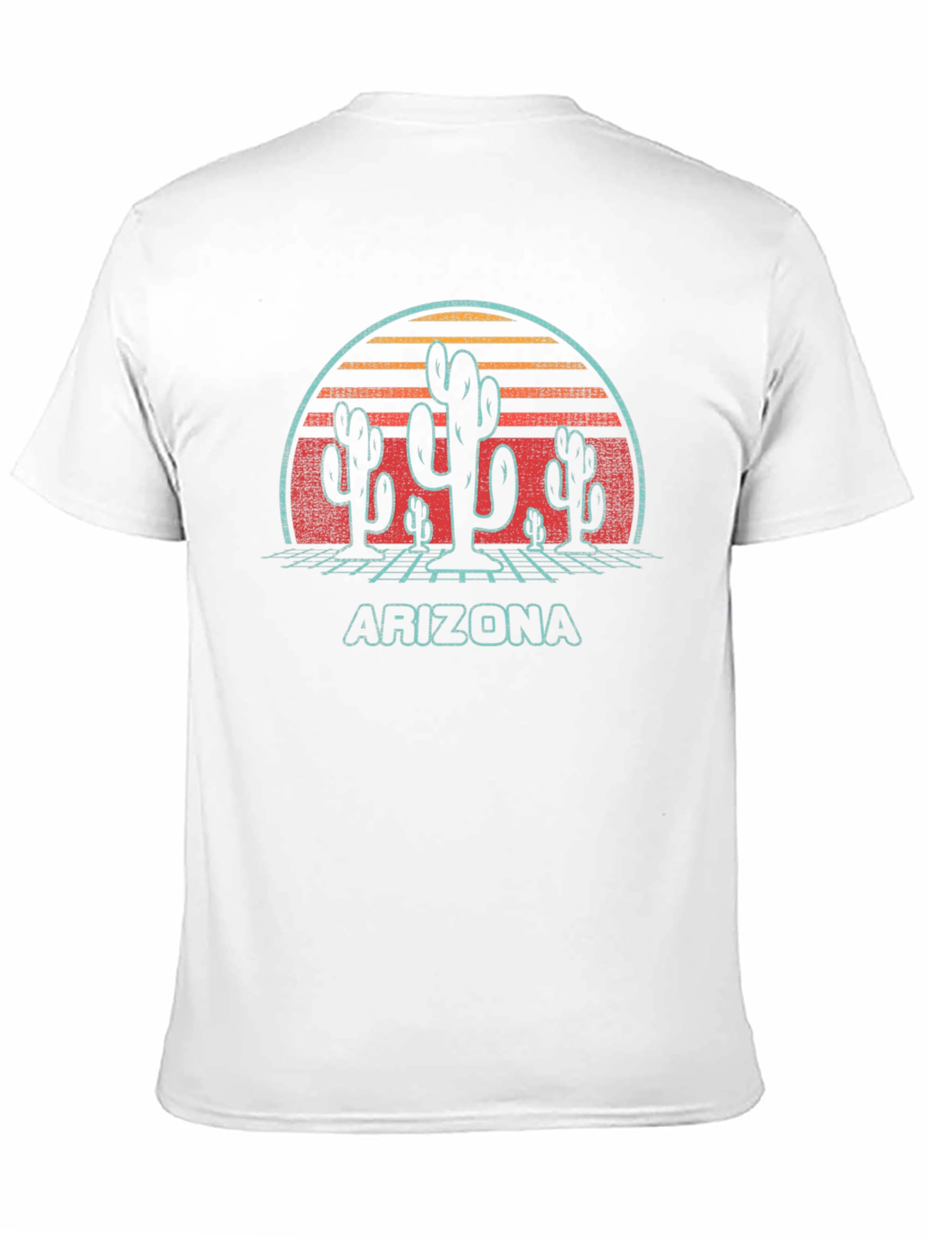 Retro Arizona Cactus Graphic T-Shirt
