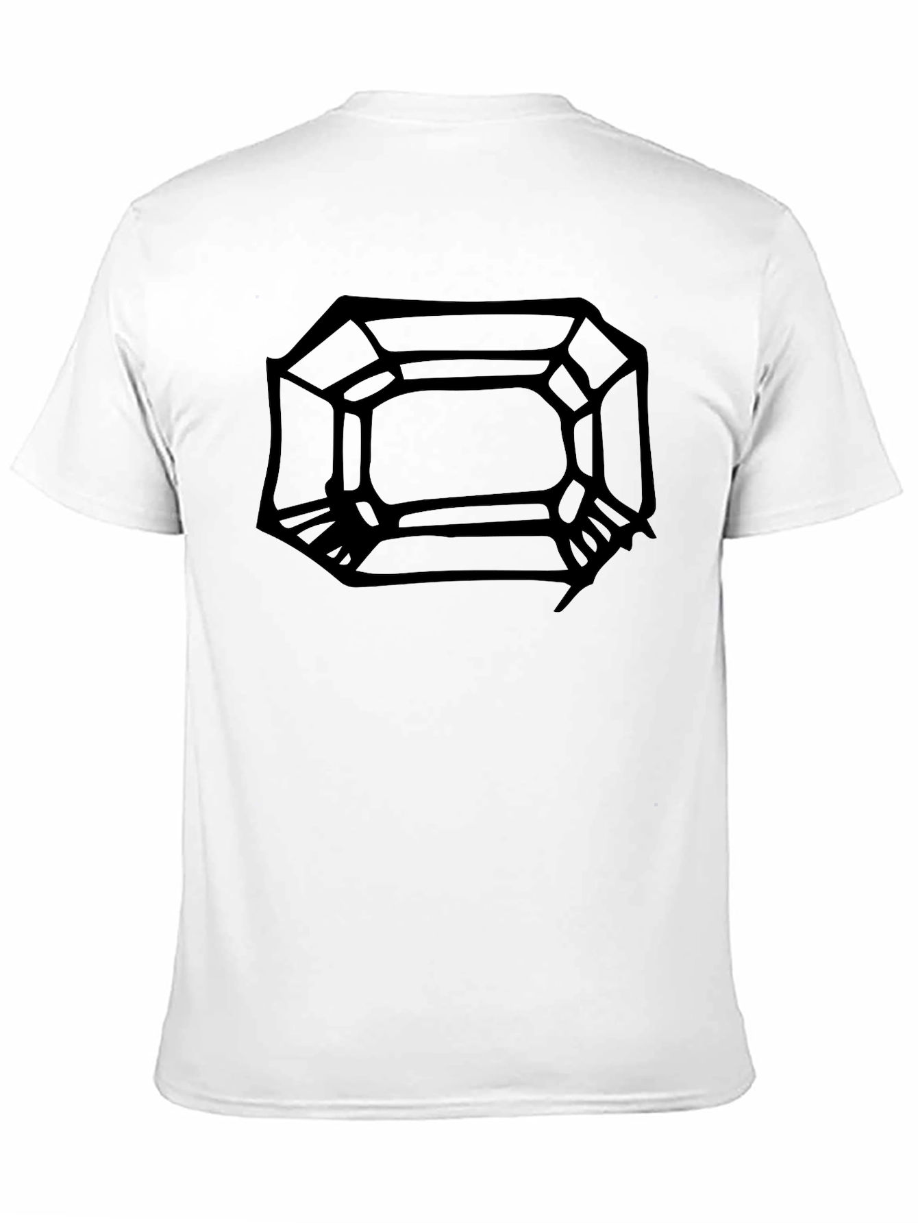 Abstract Black Graphic Tee - Modern Design