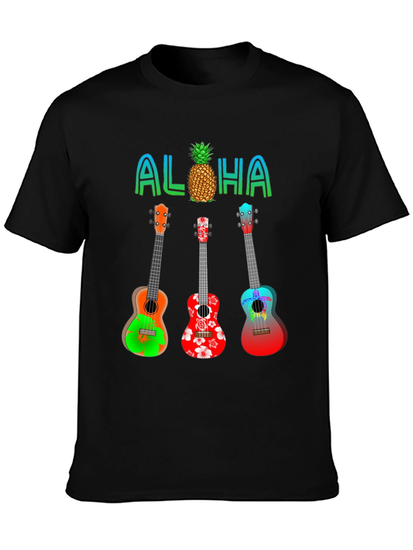 Aloha Ukulele Graphic Tee