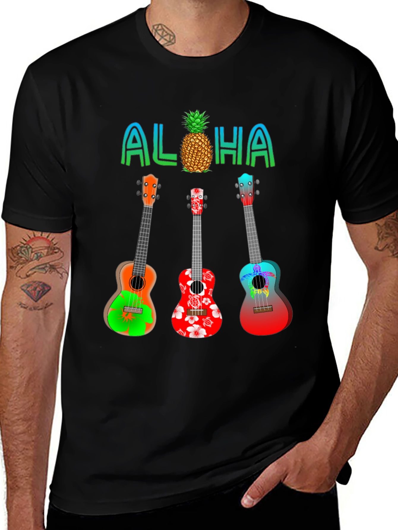 Aloha Ukulele Graphic Tee