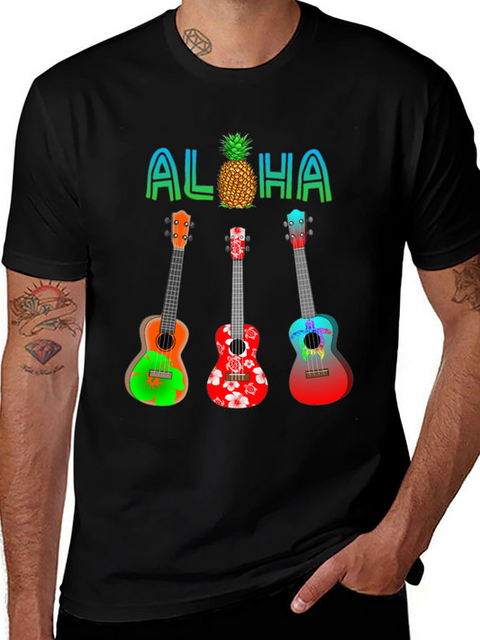 Aloha Ukulele Graphic Tee