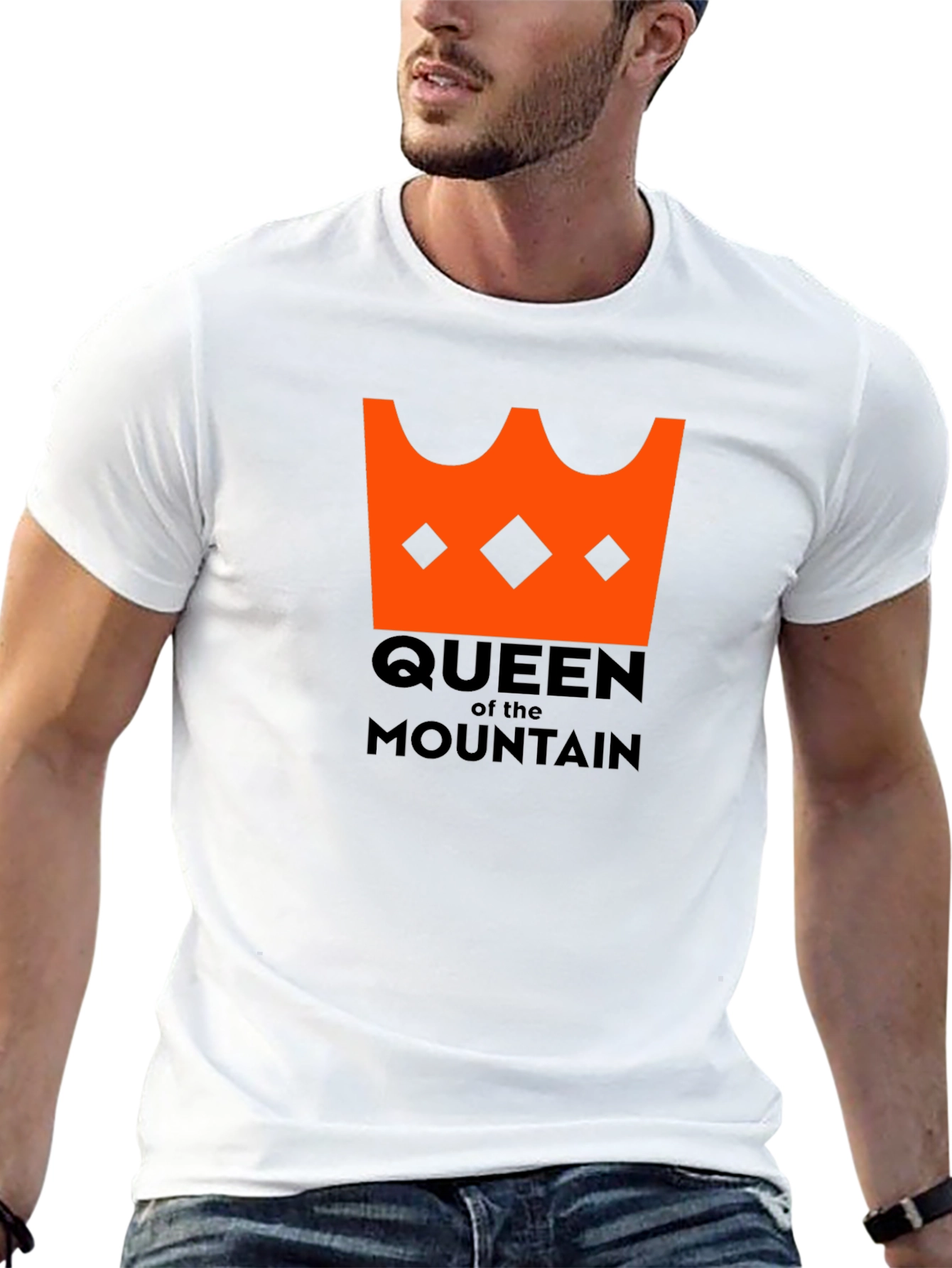 Queen of the Mountain Black Graphic Tee