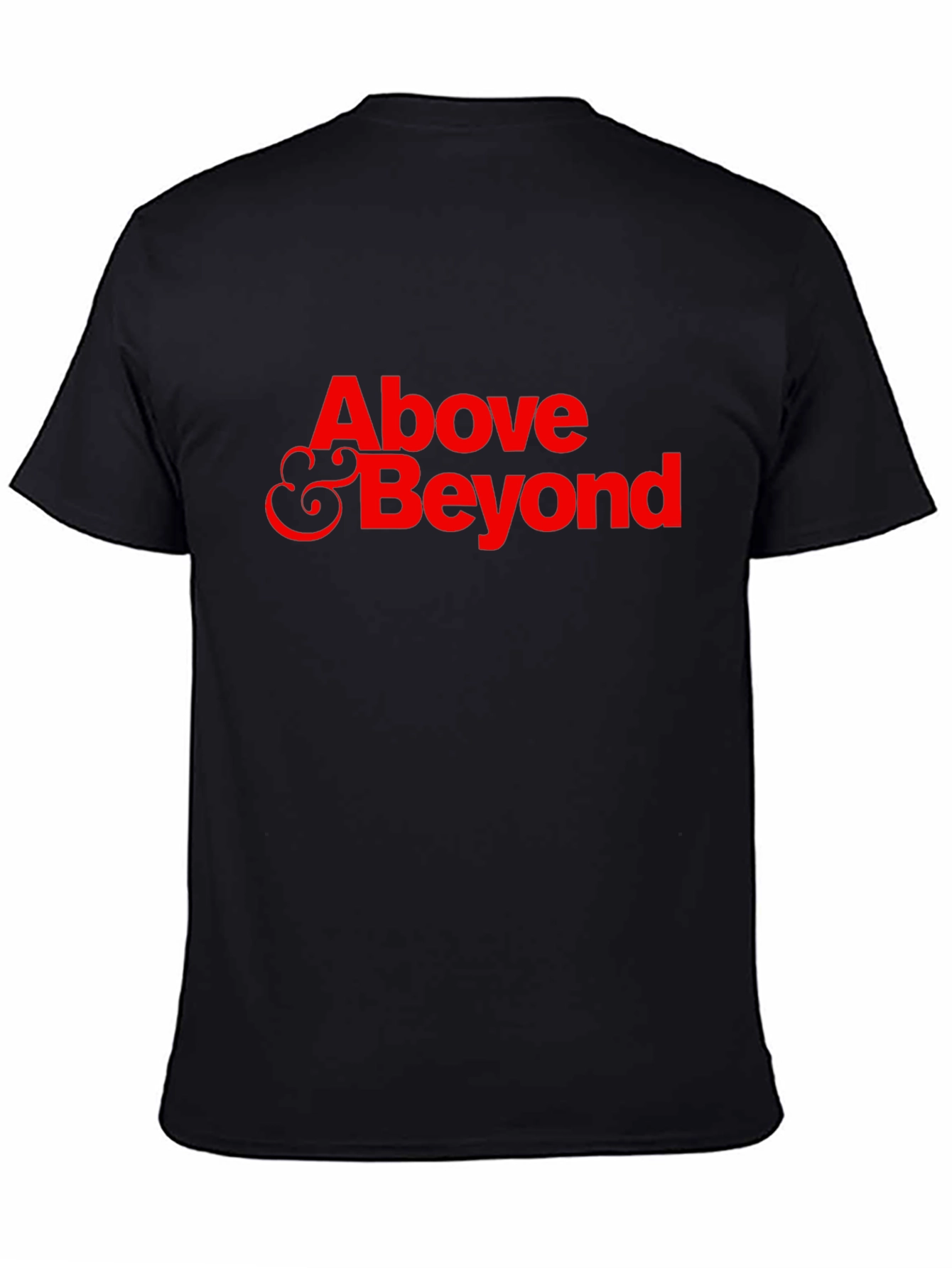Above & Beyond Black Cotton Graphic Tee
