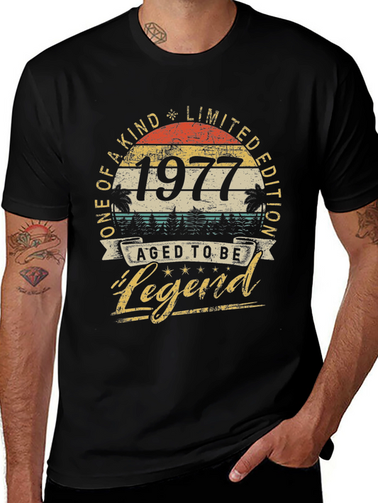 1977 Aged to be Legend Graphic T-Shirt