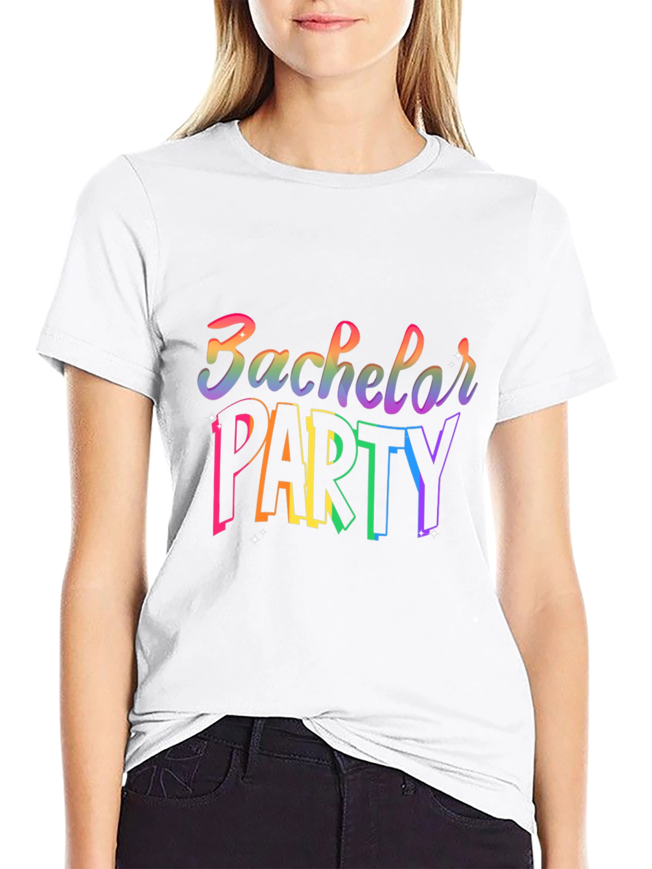 Rainbow Bachelor Party T-Shirt