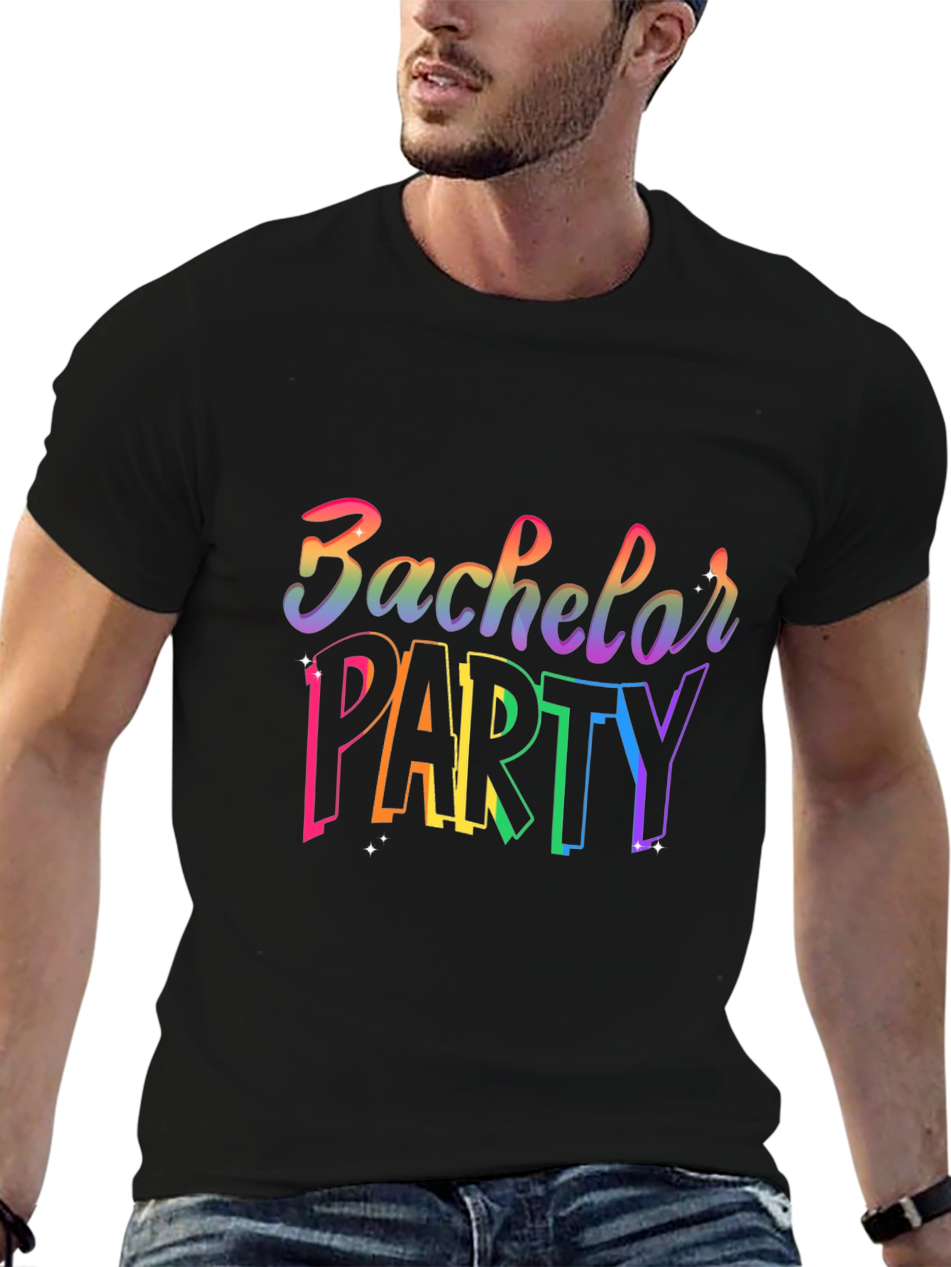 Rainbow Bachelor Party T-Shirt