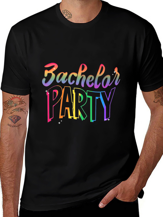 Rainbow Bachelor Party T-Shirt
