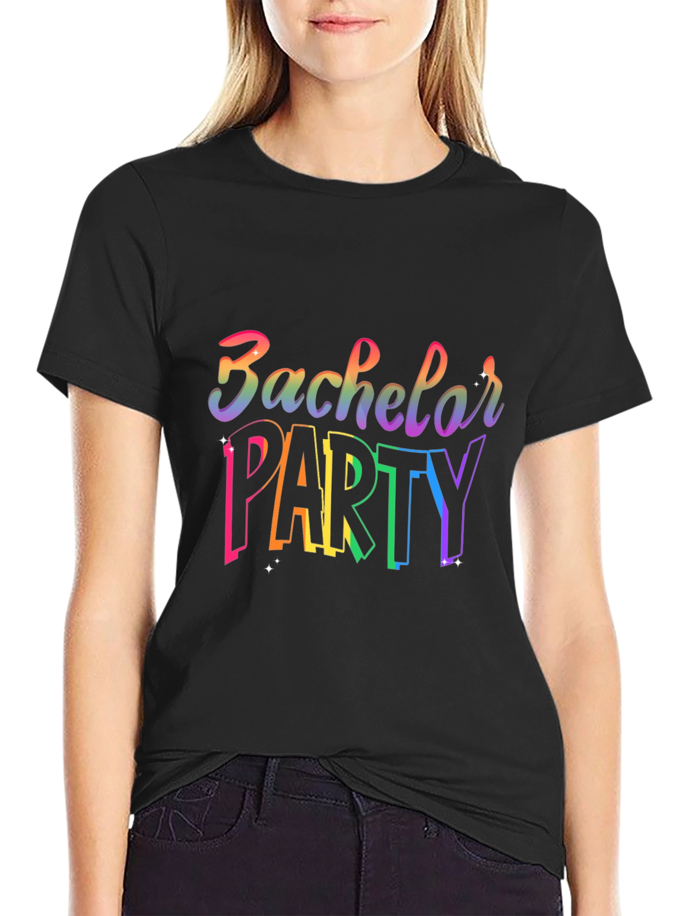 Rainbow Bachelor Party T-Shirt