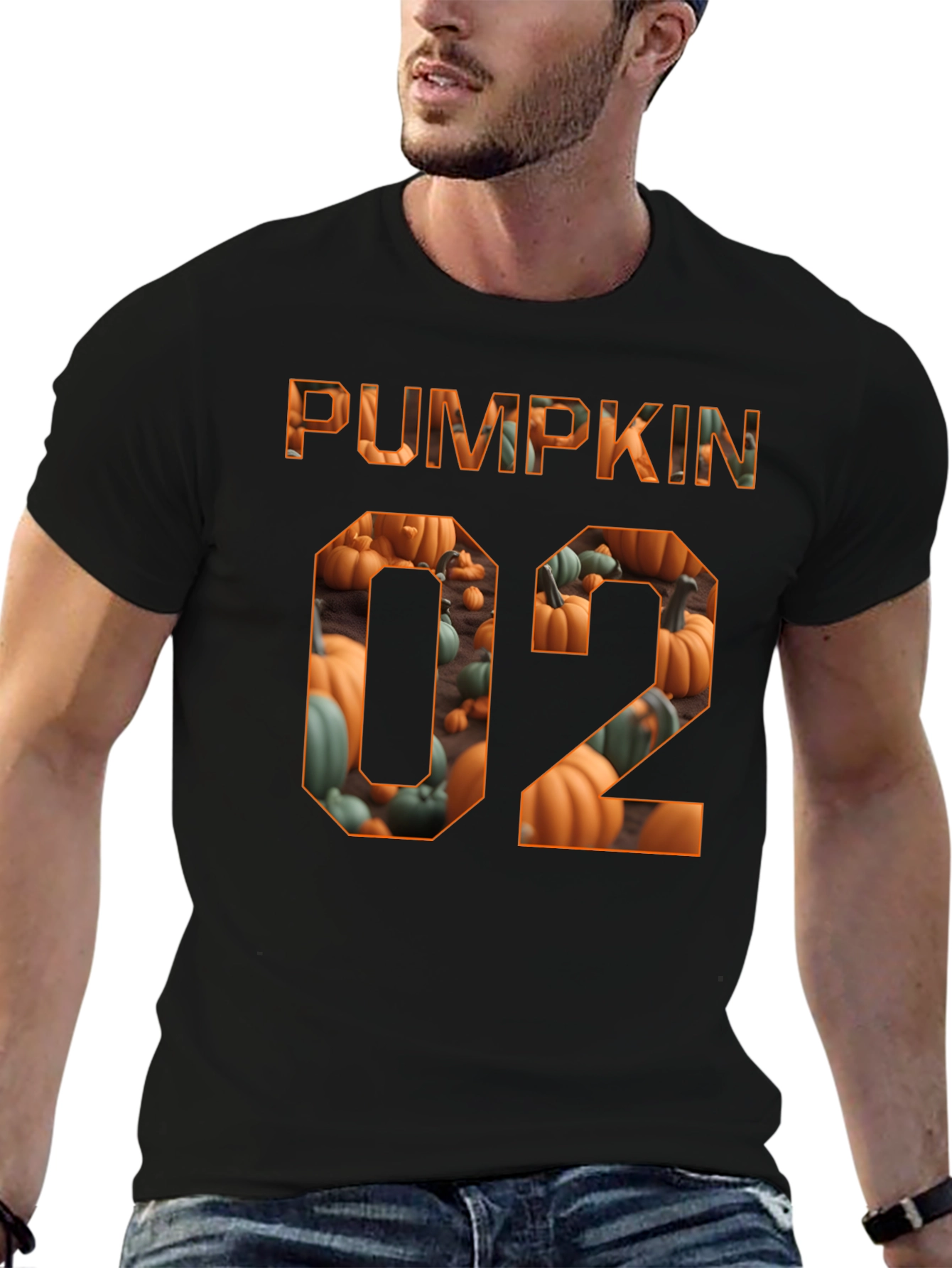 Pumpkin 02 T-Shirt - Fall Fashion