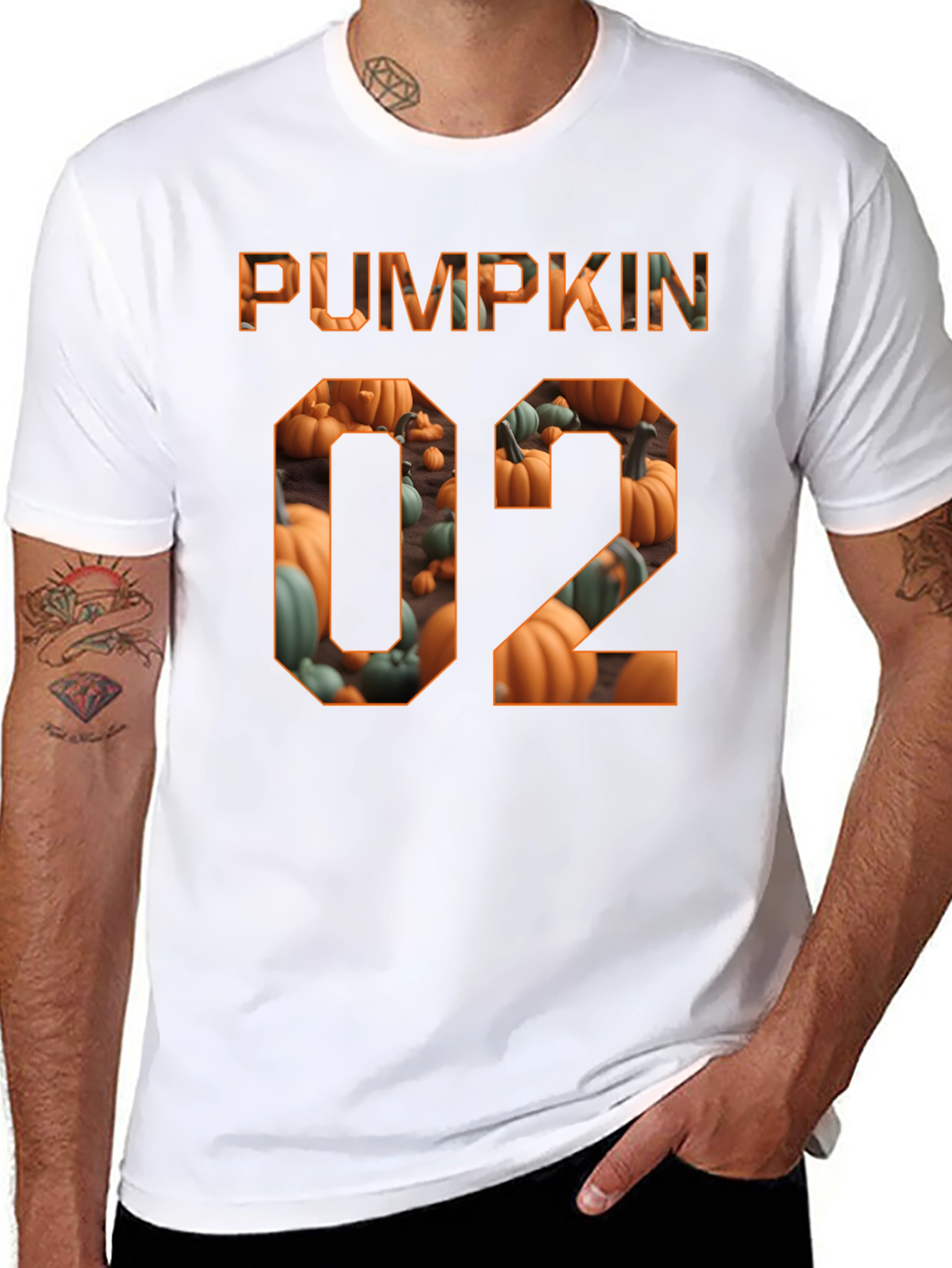Pumpkin 02 T-Shirt - Fall Fashion