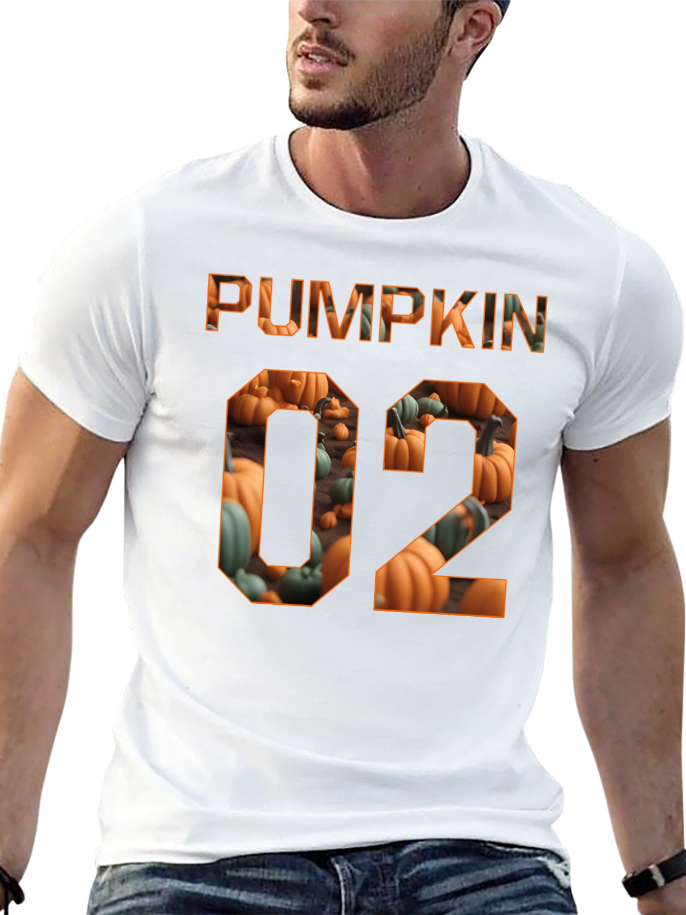 Pumpkin 02 T-Shirt - Fall Fashion