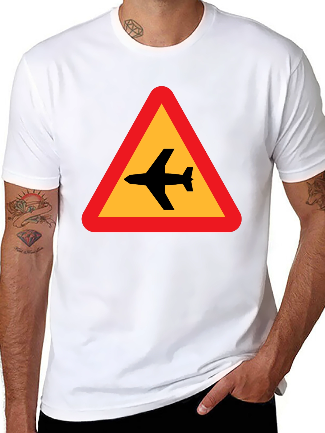 Airport Warning T-Shirt - Funny Aviation Tee