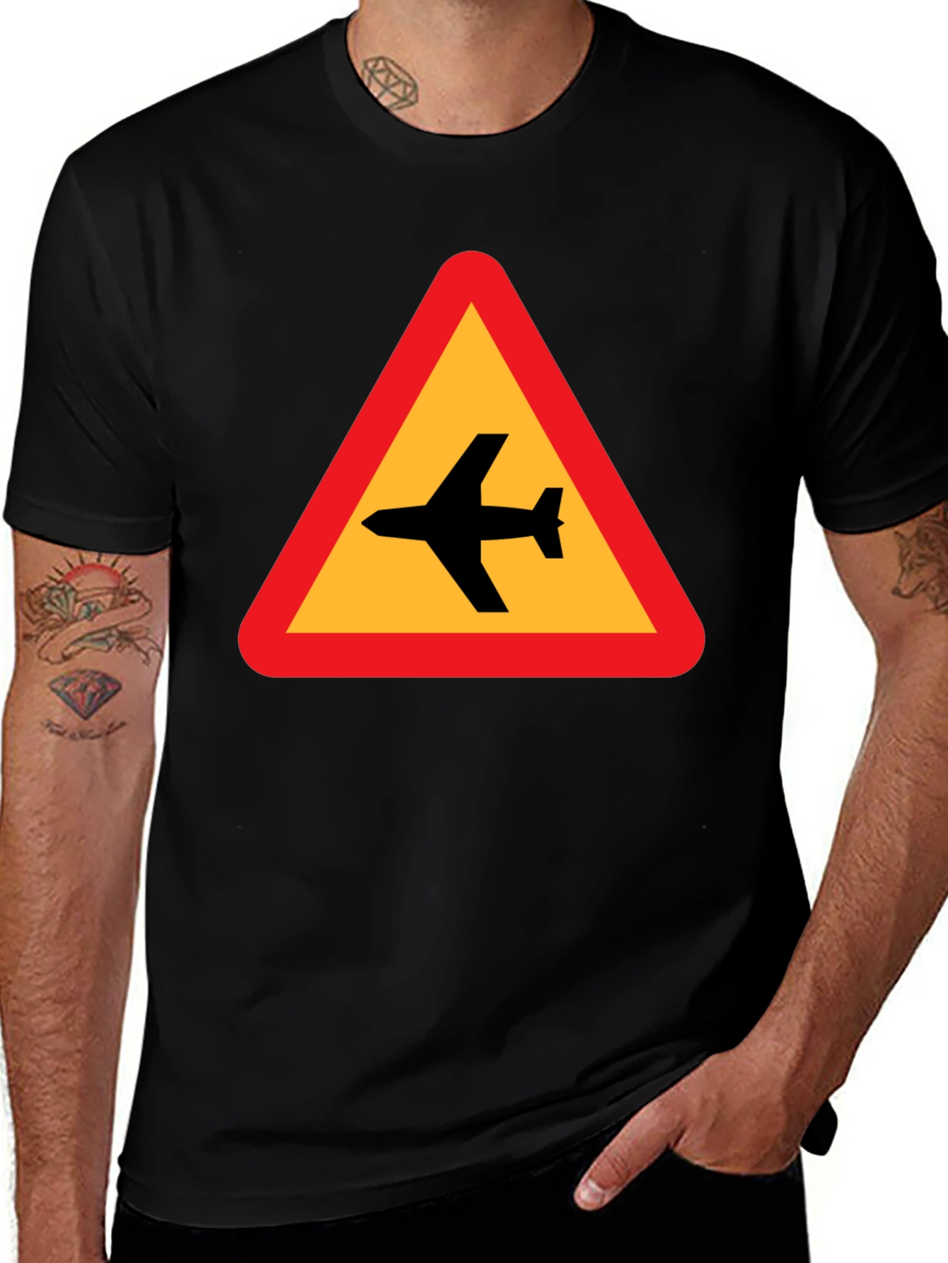 Airport Warning T-Shirt - Funny Aviation Tee