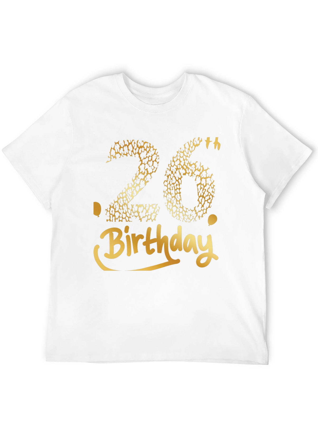 26th Birthday Leopard Print Graphic Tee