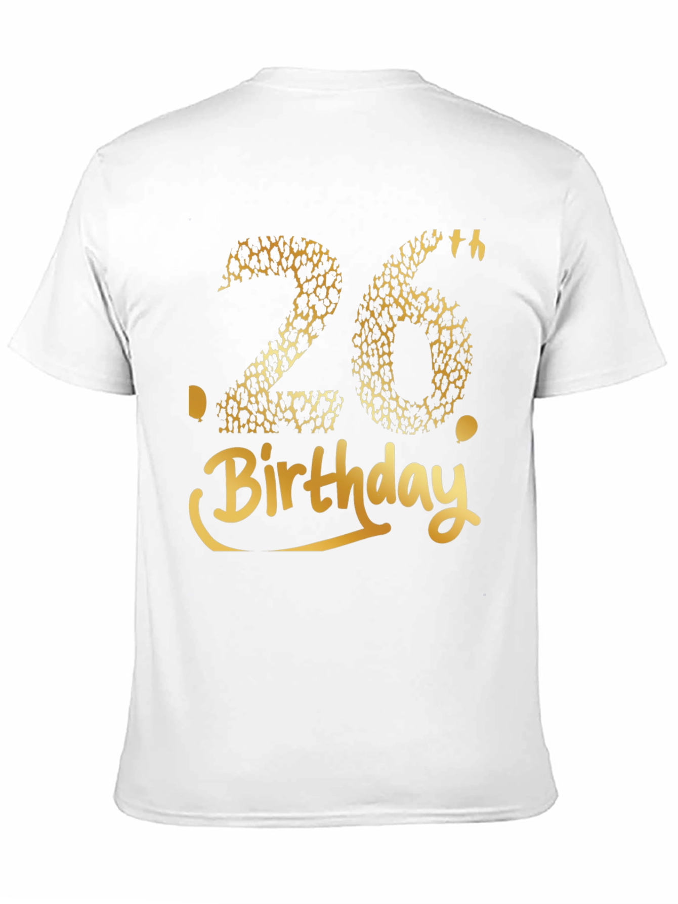 26th Birthday Leopard Print Graphic Tee