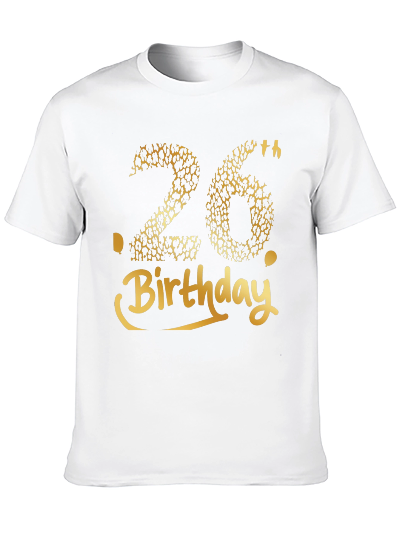 26th Birthday Leopard Print Graphic Tee