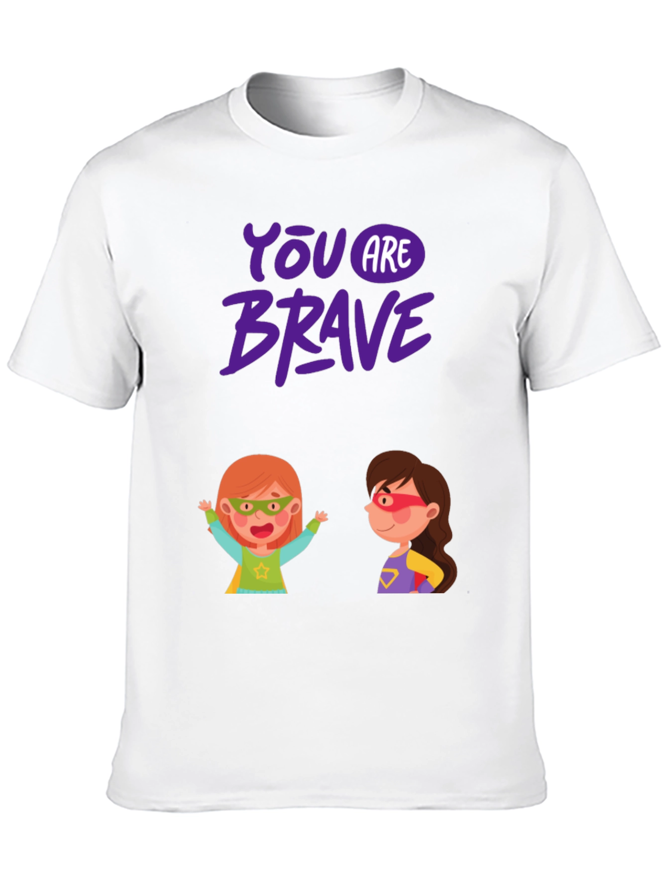 You Are Brave Superhero Graphic Tee