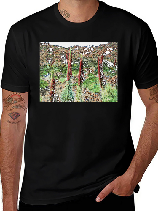 Botanical T-Shirt - Unique Floral Design