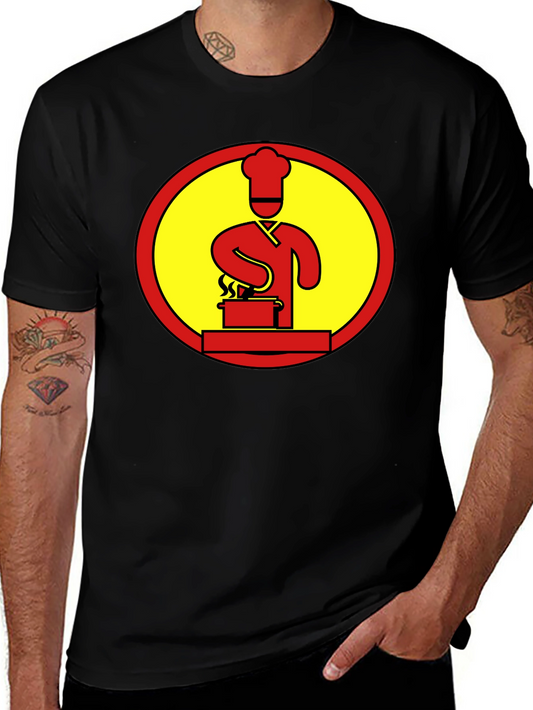 Chef Cooking Logo Graphic T-Shirt