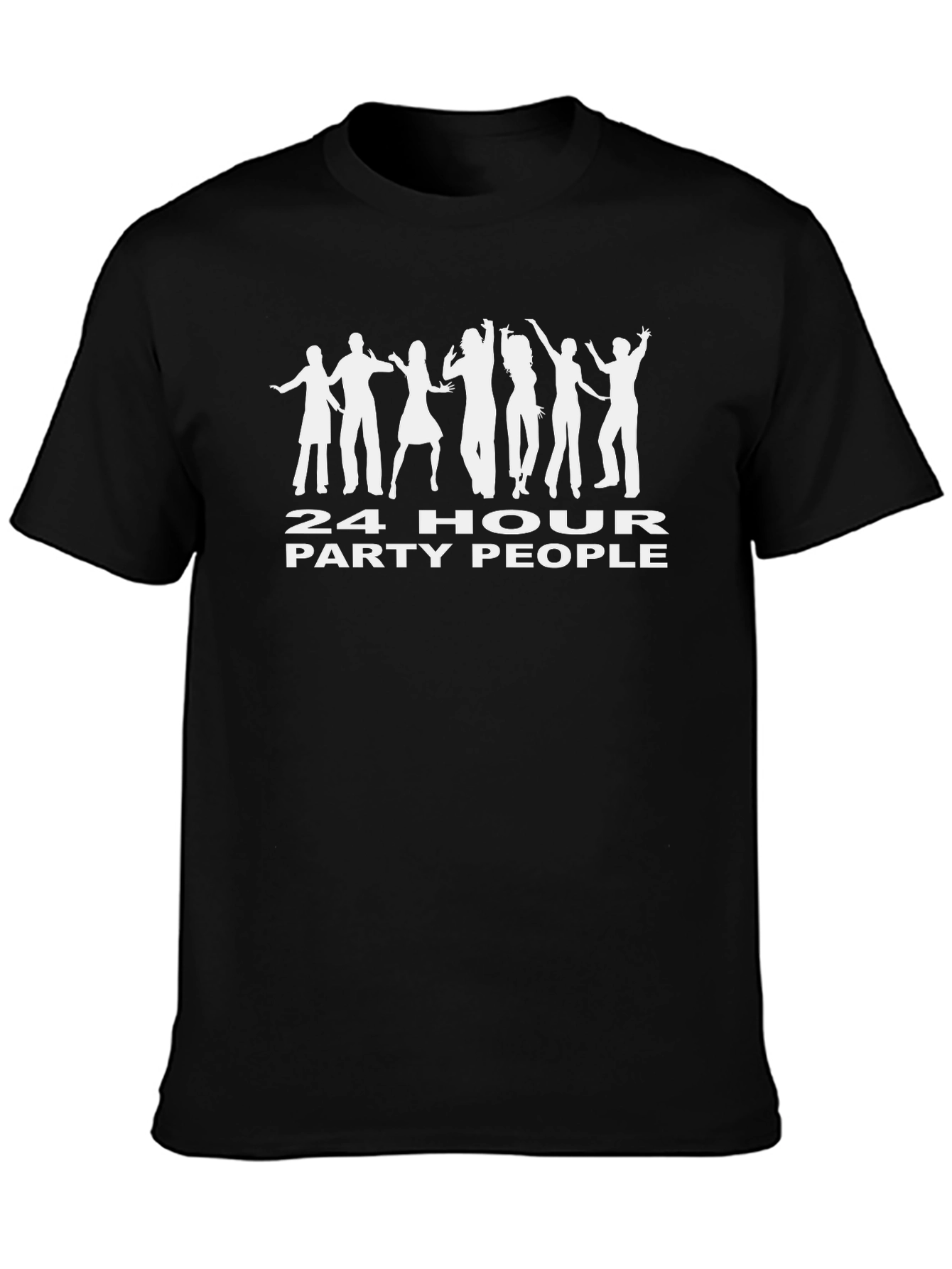 24 Hour Party People Graphic Tee - Black