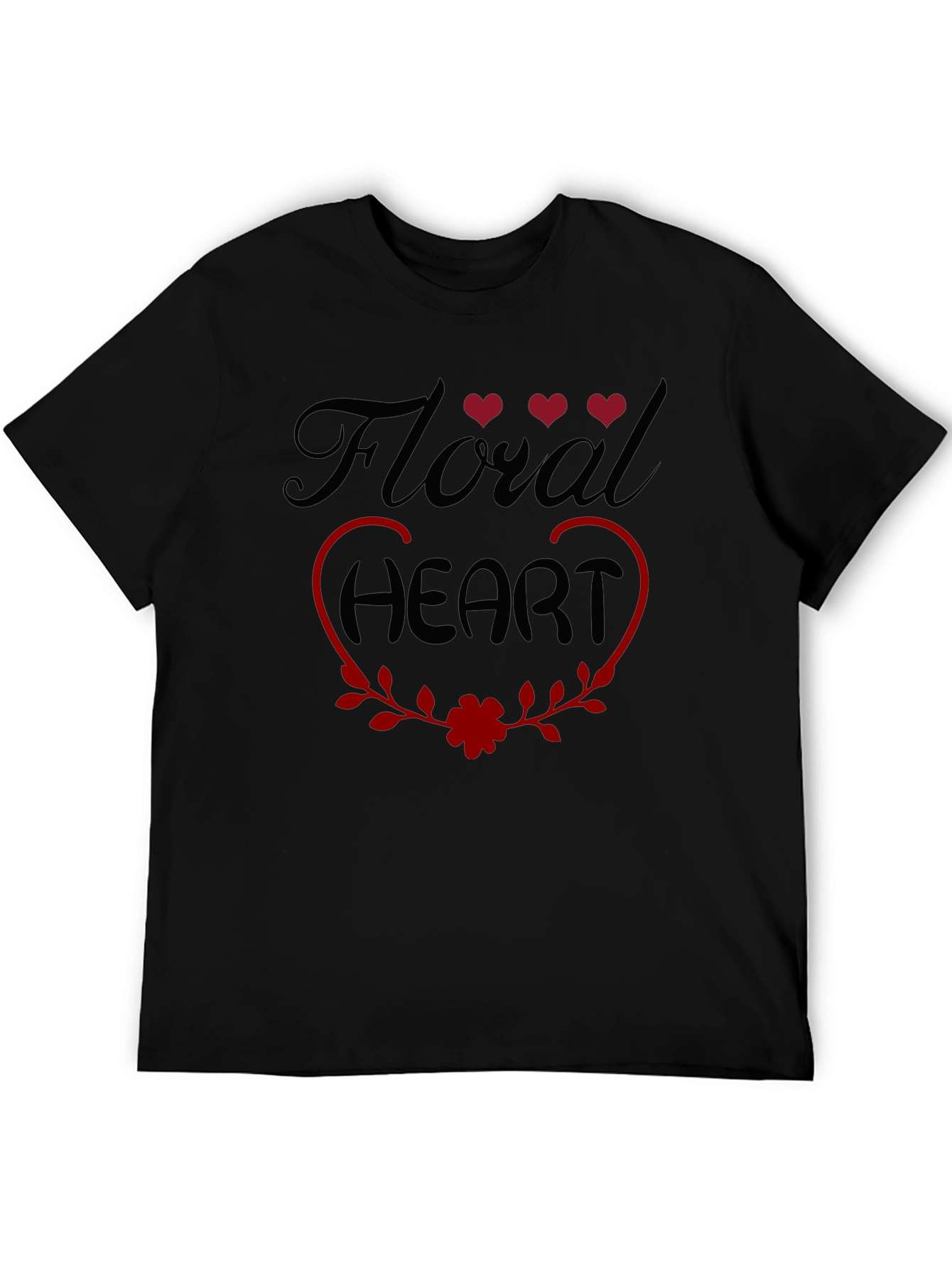 Floral Heart Graphic Tee
