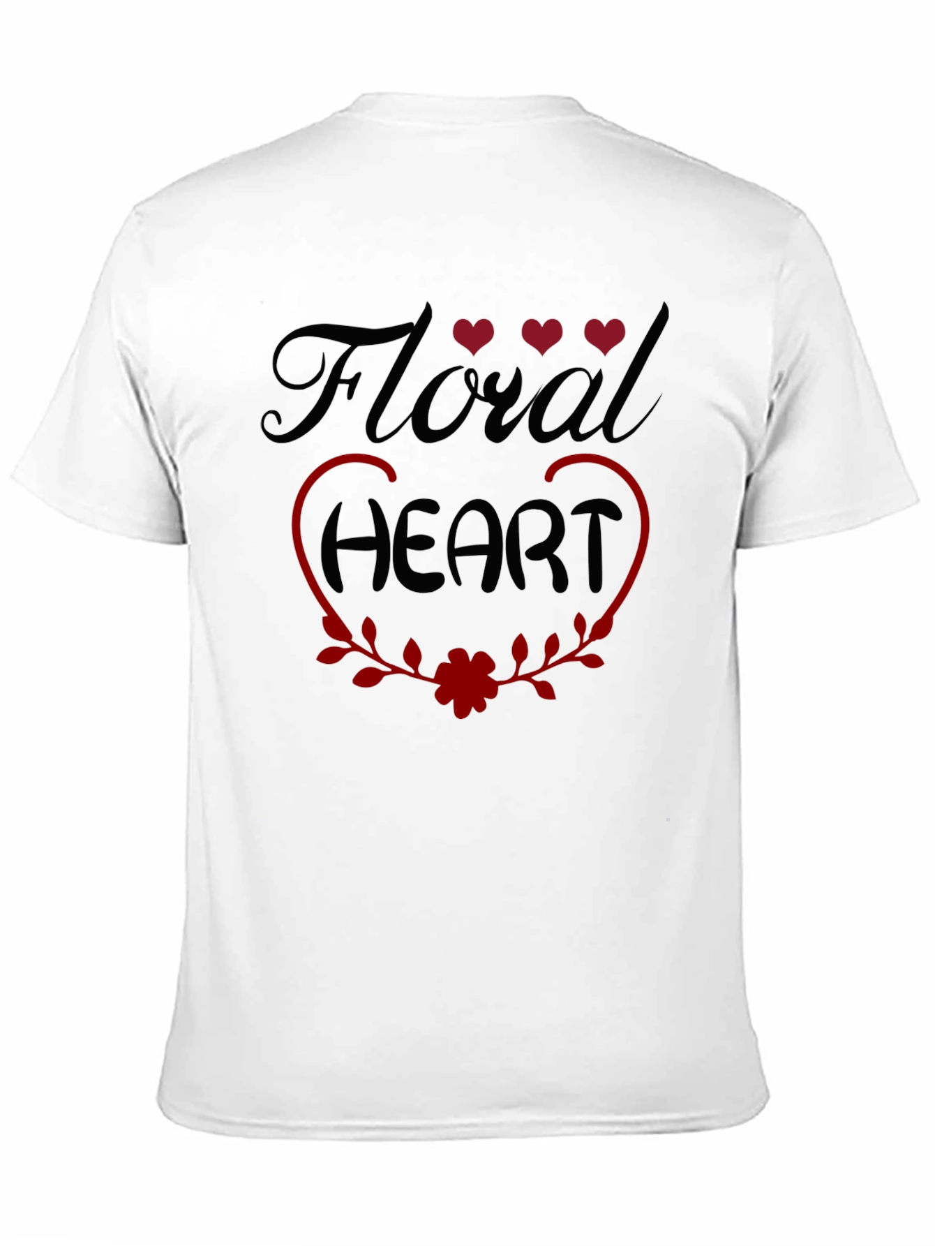 Floral Heart Graphic Tee