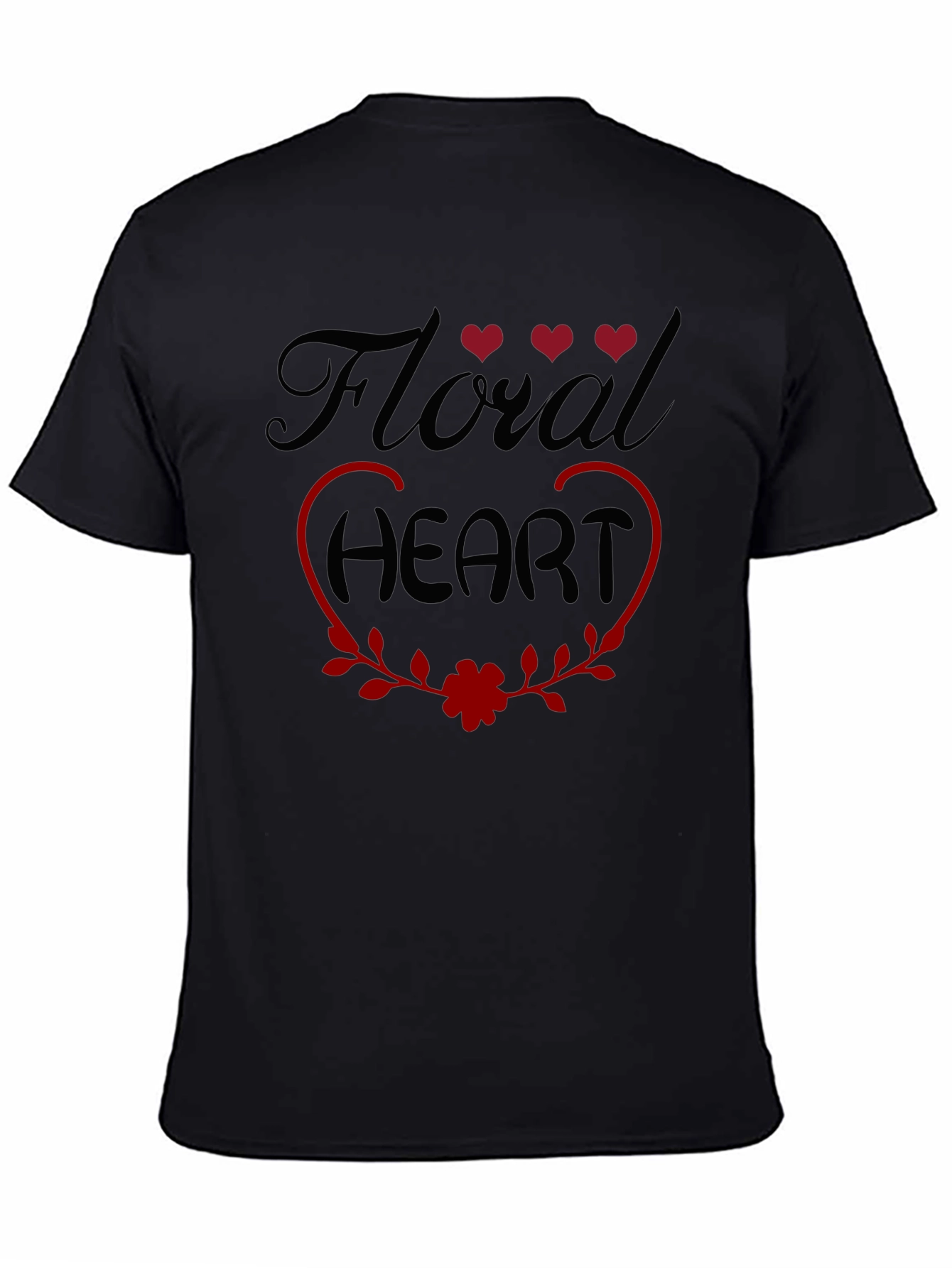 Floral Heart Graphic Tee