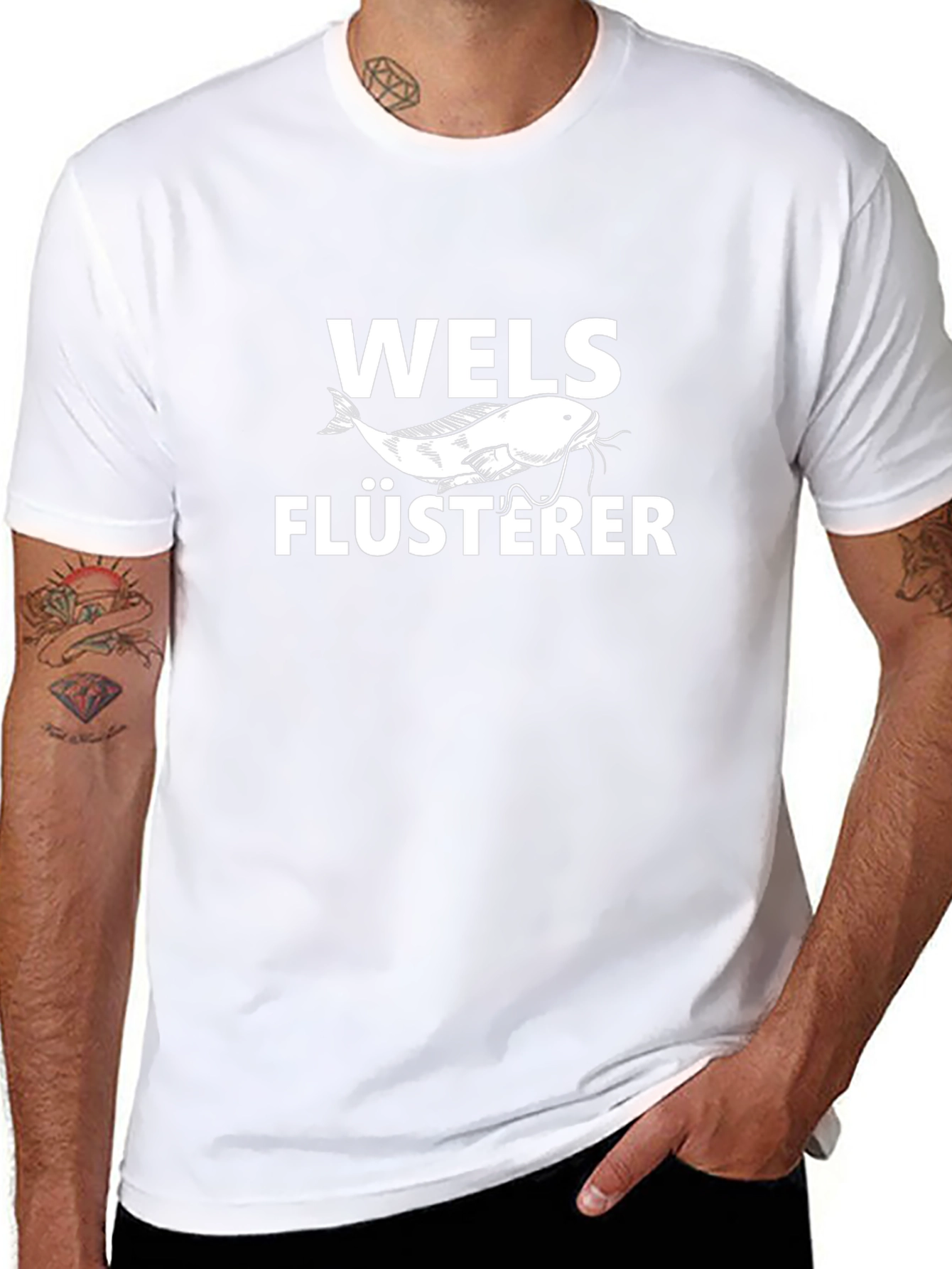 Wels Flusterer T-Shirt - Catfish Whisperer Tee