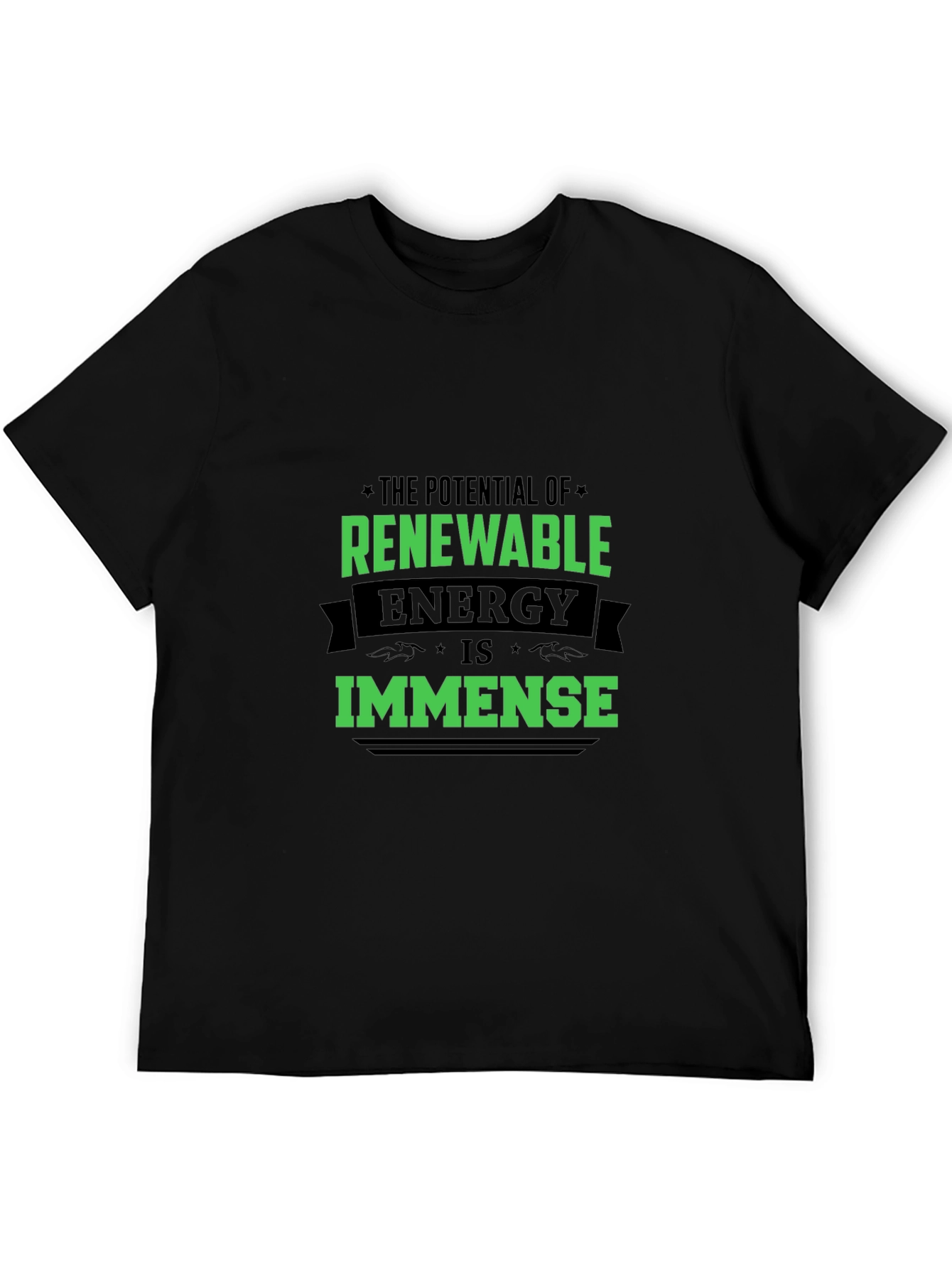 Renewable Energy T-Shirt - Black