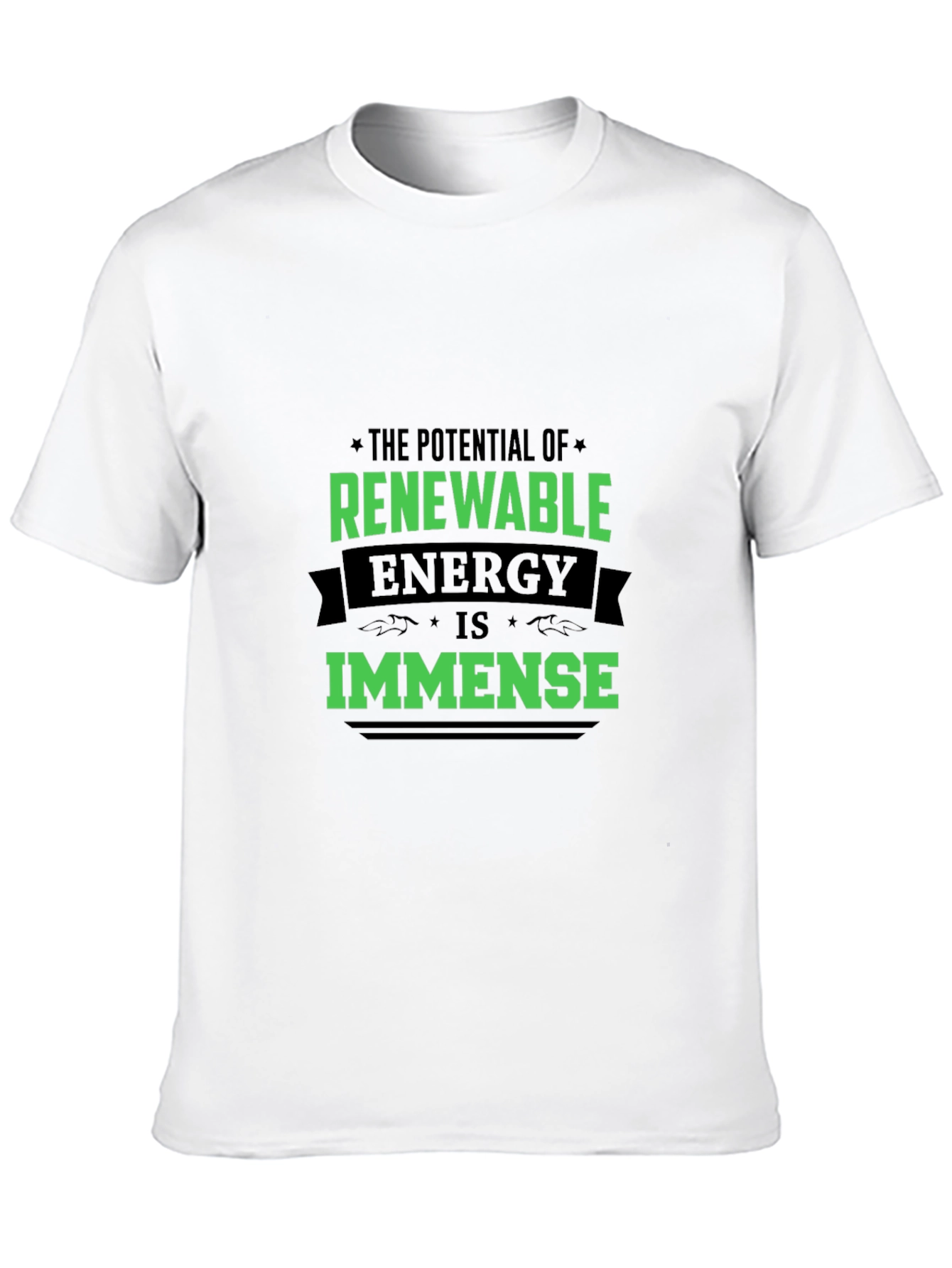 Renewable Energy T-Shirt - Black