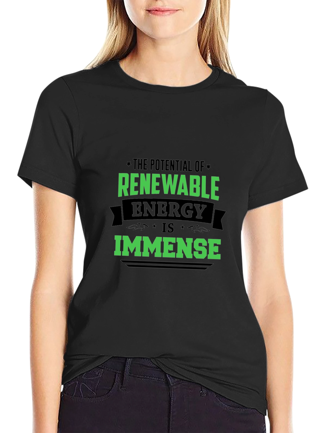 Renewable Energy T-Shirt - Black