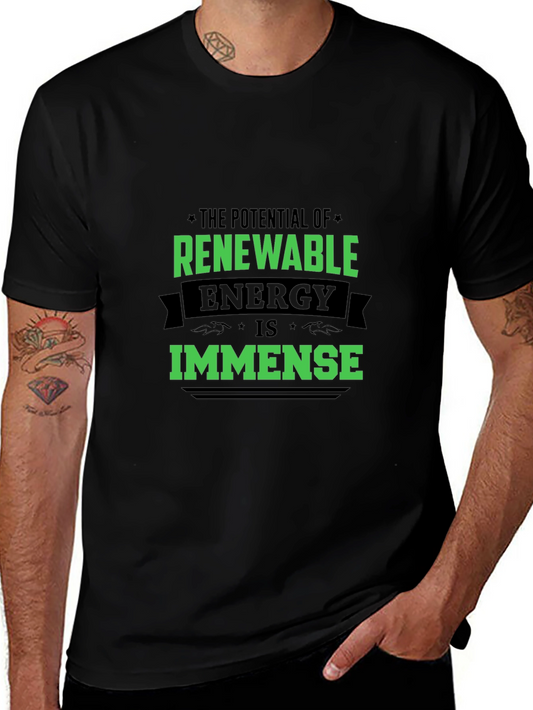 Renewable Energy T-Shirt - Black