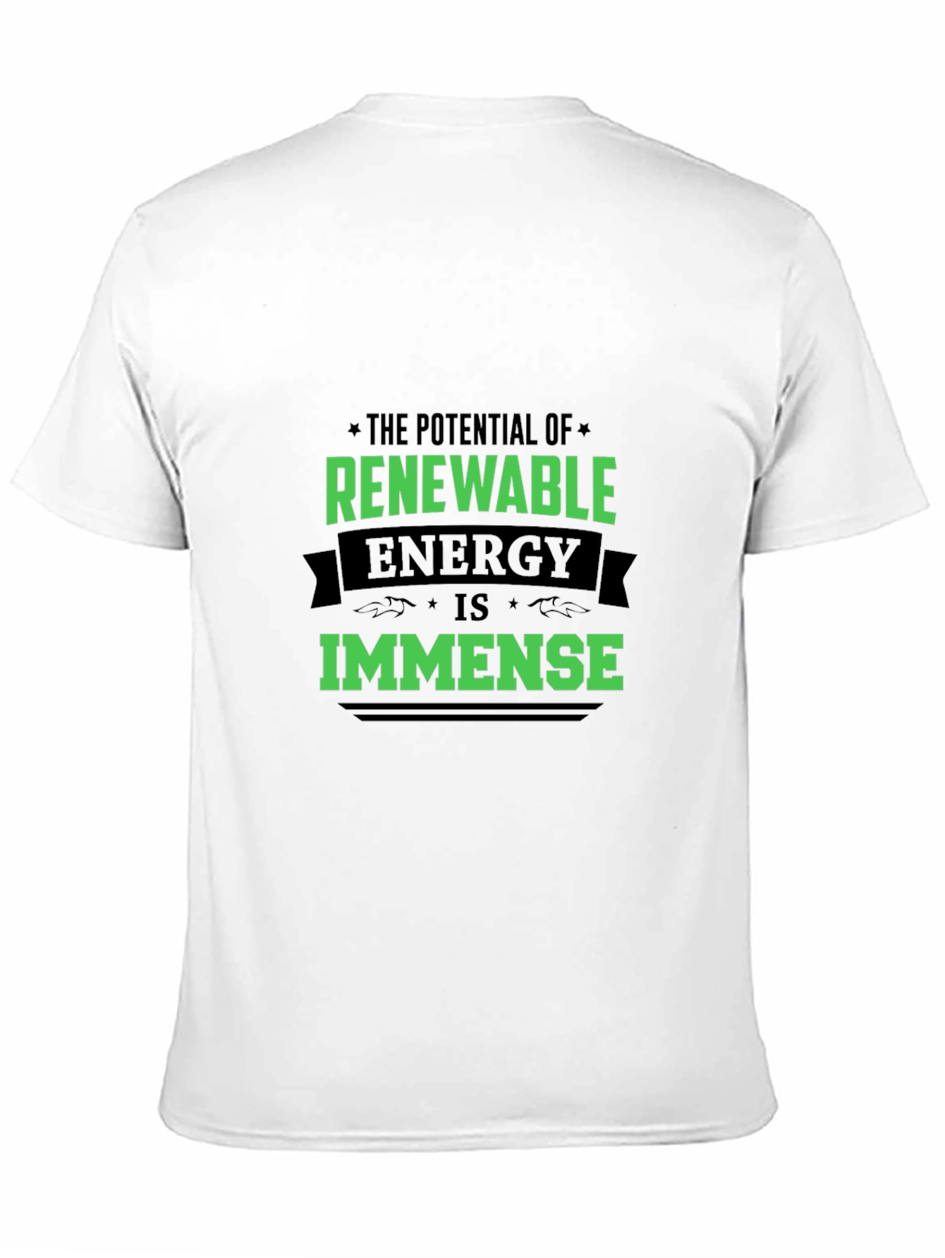Renewable Energy T-Shirt - Black