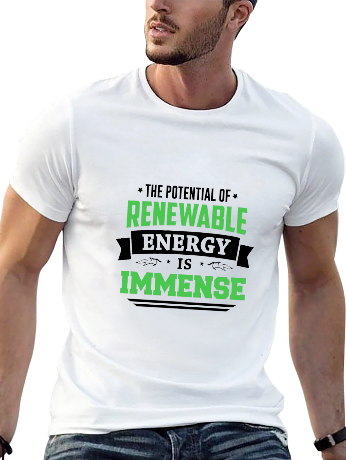 Renewable Energy T-Shirt - Black