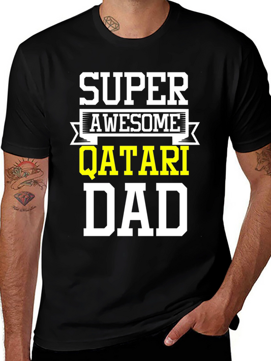 Super Awesome Qatari Dad T-Shirt